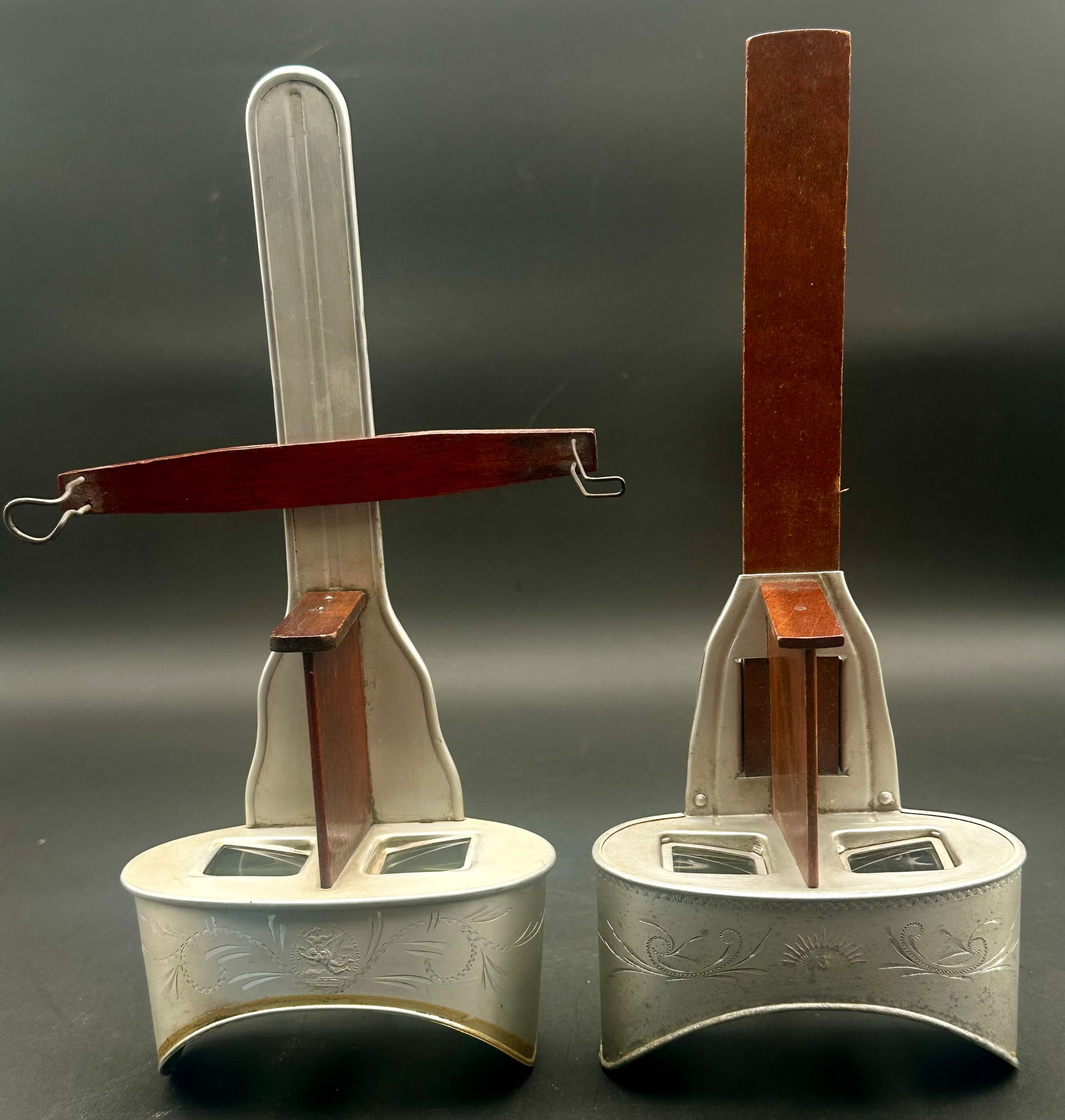 Pair of Antique “Perfectscope” Stereoscope Viewers, Pat. 1895–1902 (1 of 13)