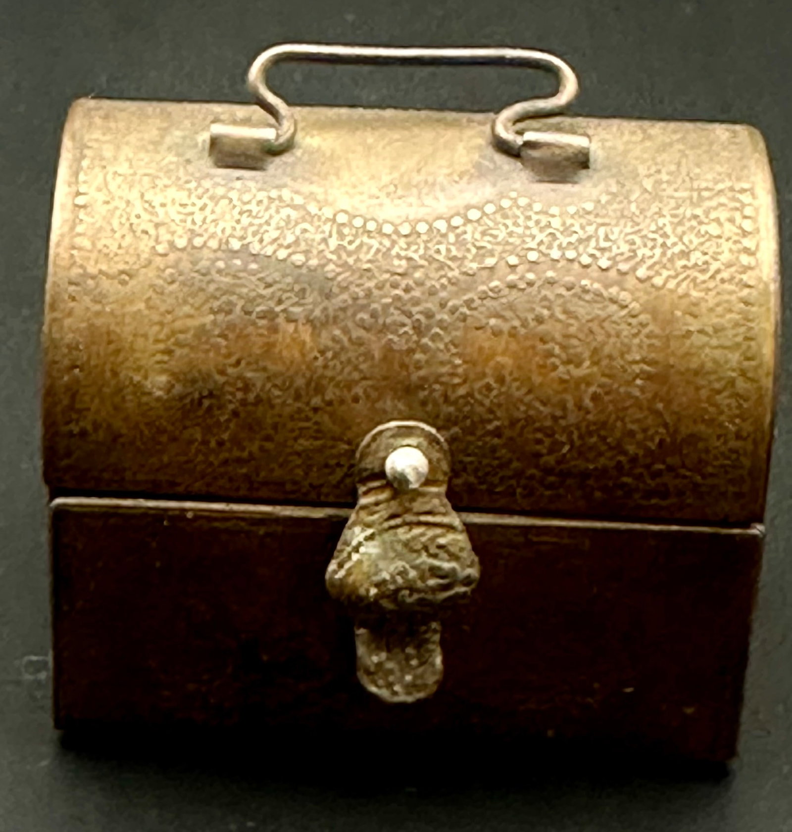 Antique Small Brass Utility Box w/ Handle – c.1900 (1 of 8)