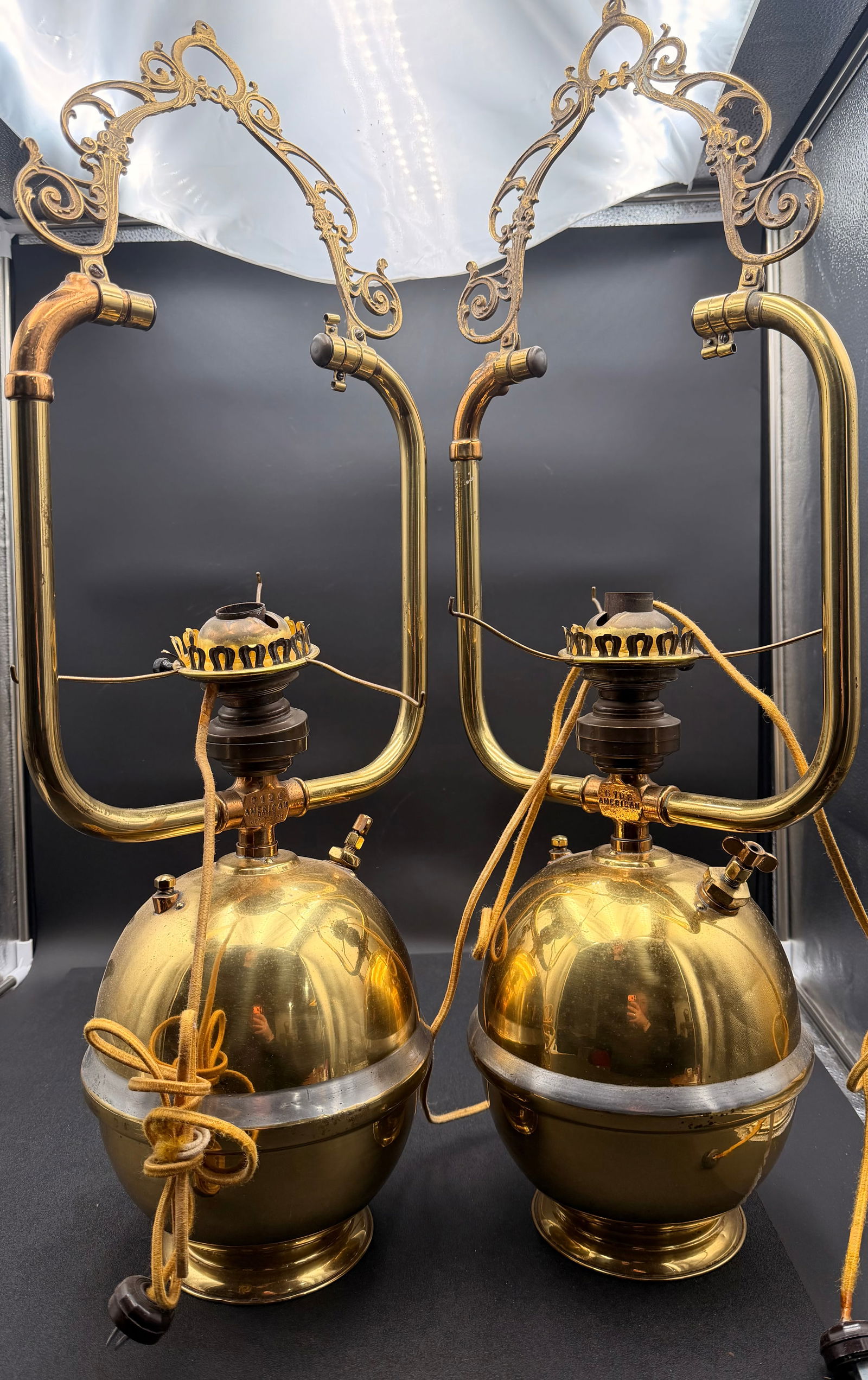 Vintage Adams & Westlake Adlake 400 Railroad Lantern Kerosene Signal Lamp (1 of 9)