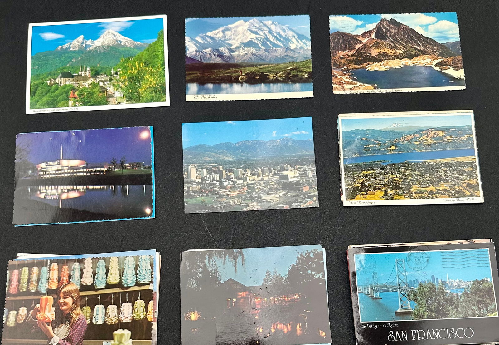Vintage Postcard Lot 1940s–1970s – USA Travel Views – San Francisco, DC, Mountains (1 of 6)