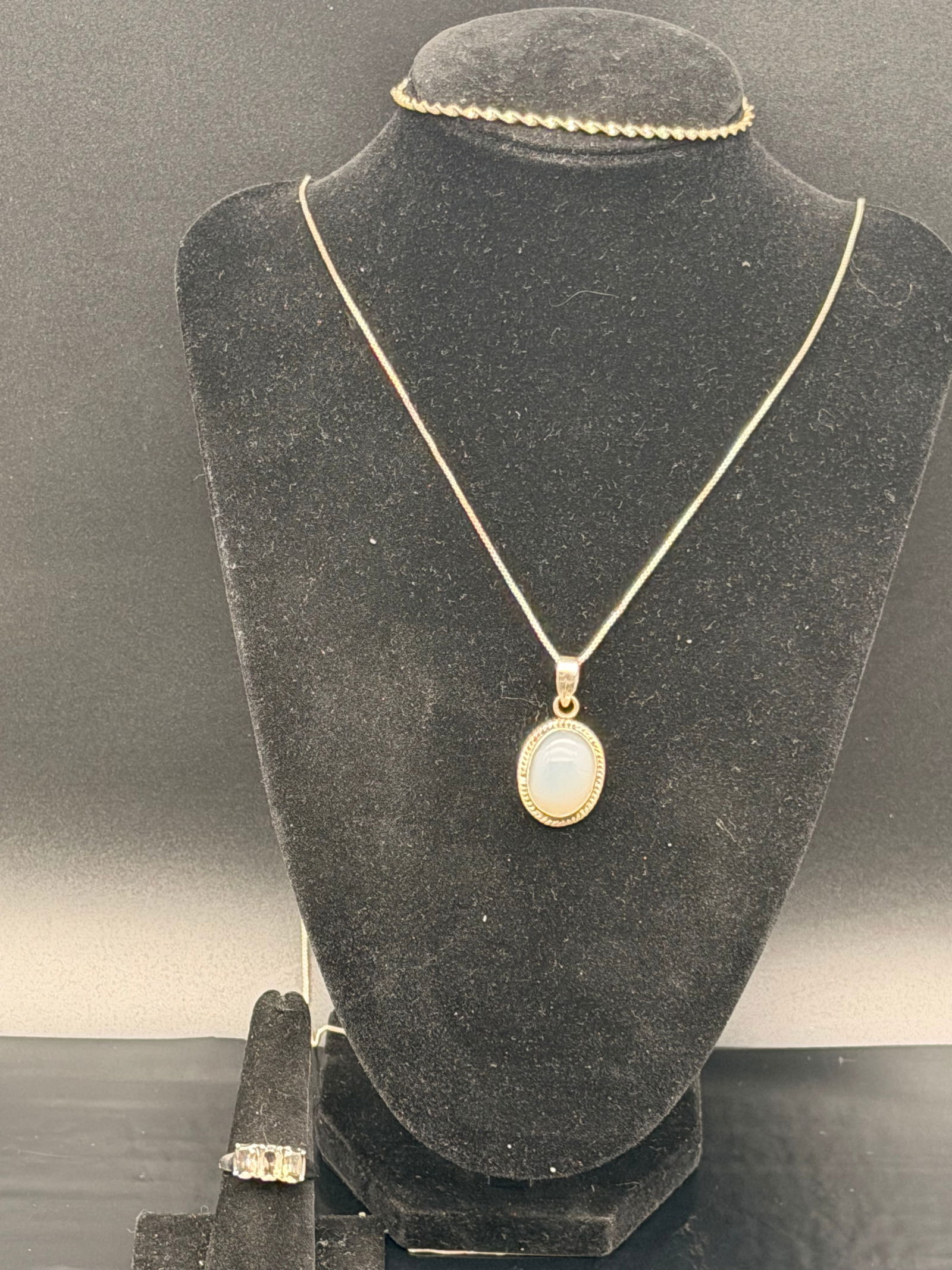 Sterling Silver Jewelry Lot – Necklace, Pendant & Ring – 15g (1 of 10)