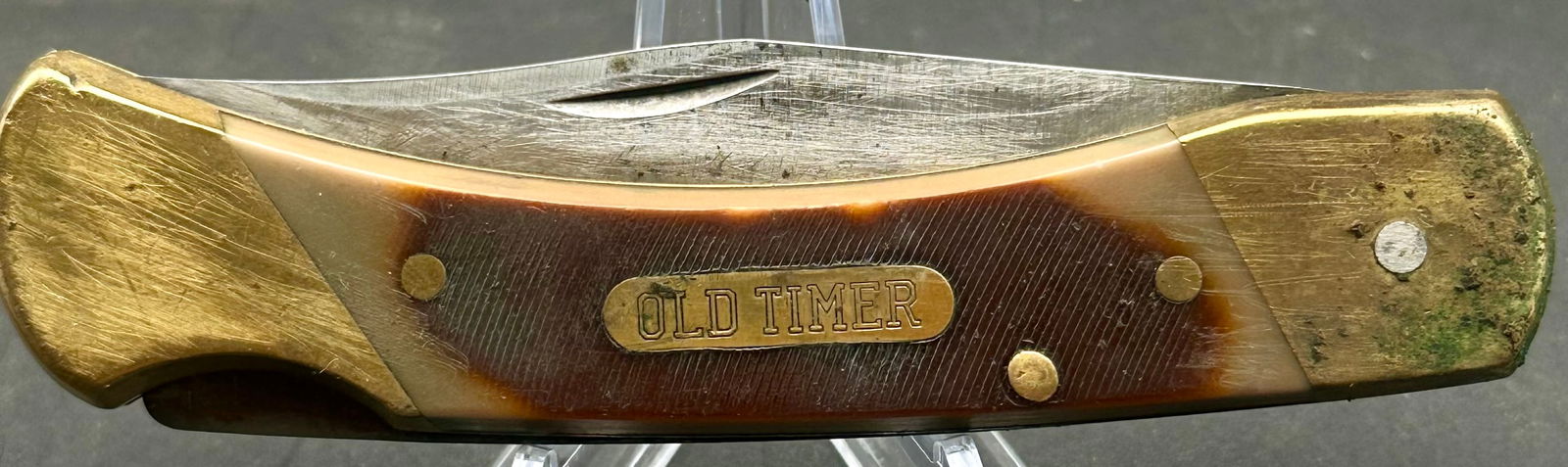 Schrade Old Timer 7OT Folding Knife – USA Made w/ Leather Sheath (1 of 10)