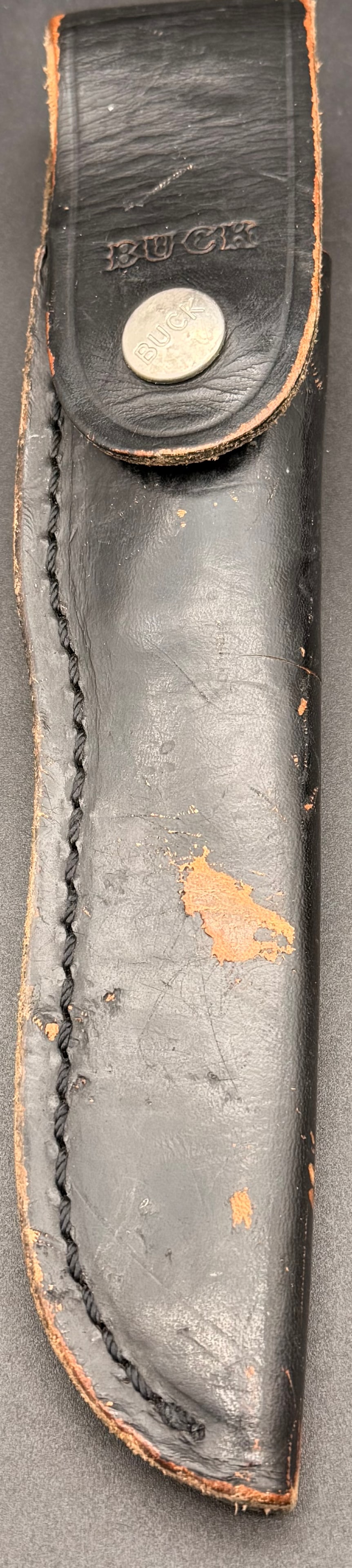 Buck 102 Woodsman Fixed Blade Knife – Made in USA – Original Leather Sheath (1 of 6)