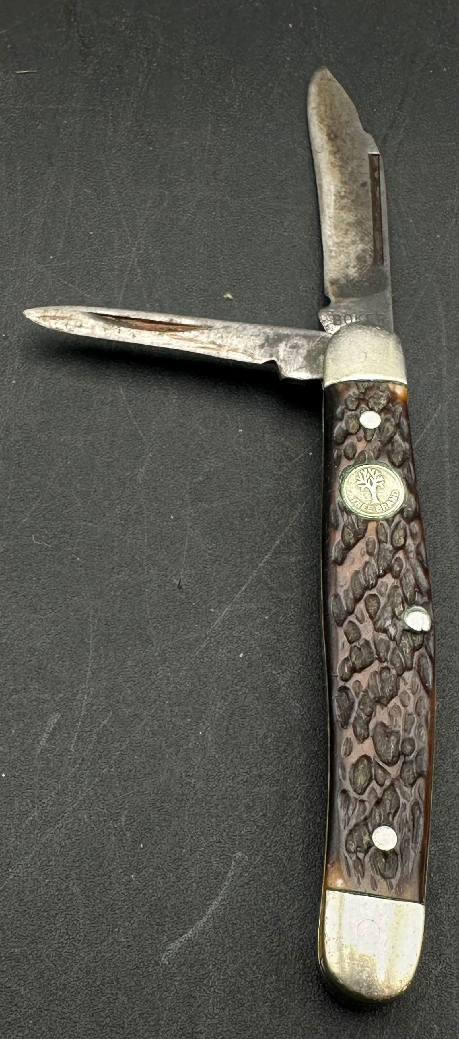 Vintage Boker Tree Brand USA 2-Blade Jack Knife – Jigged Bone Handle (1 of 11)