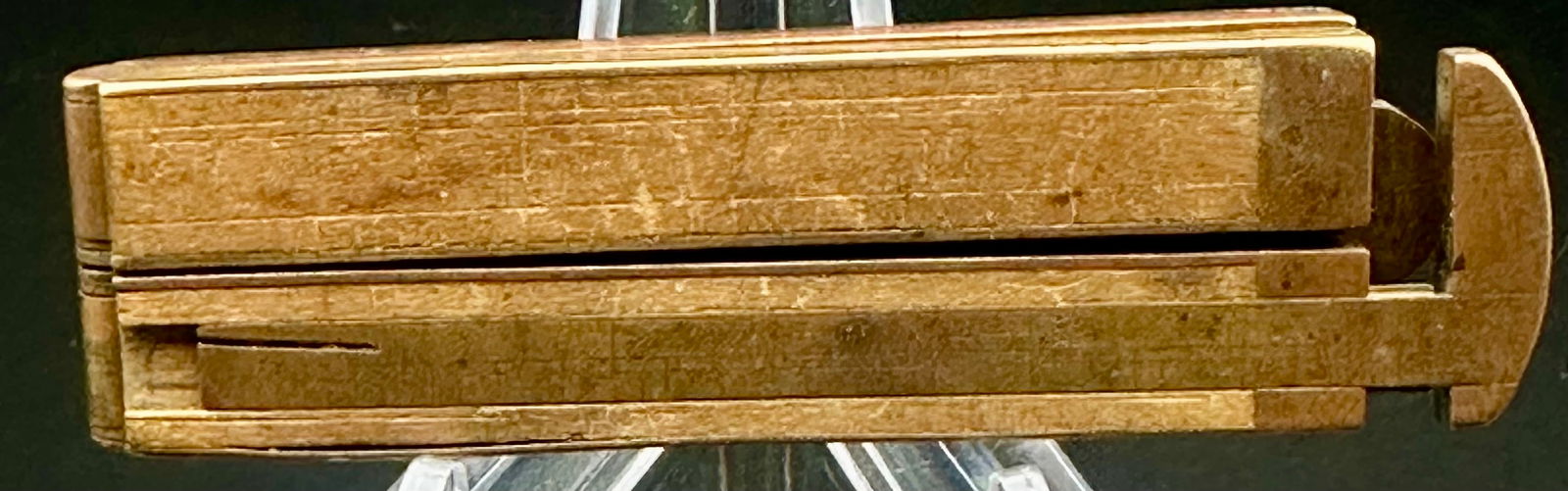 Antique Brass & Boxwood Folding Sector Rule – 19th Century Mathematical Instrument (1 of 12)