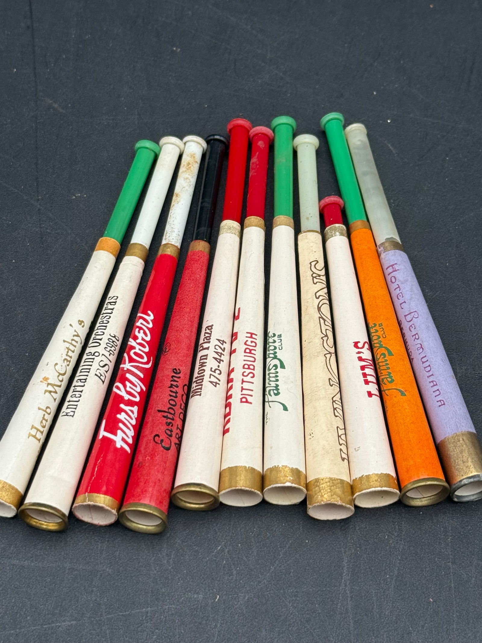 Lot 11 vintage advertising cigarettes holder (1 of 9)