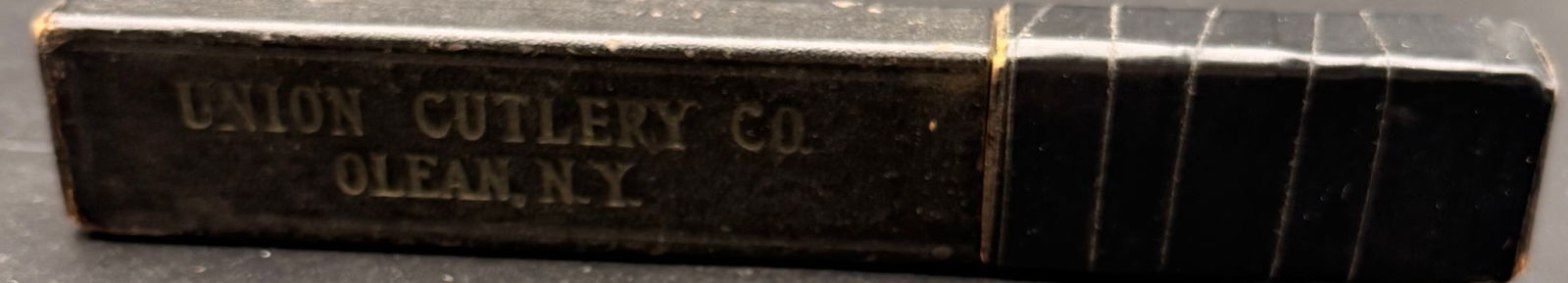 Vintage Straight Razor – Fremont, Ohio Marked – Ornate Carved Bakelite/Celluloid Handle – (1 of 8)