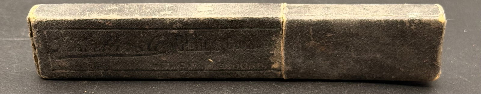 Vintage Paramount Straight Razor – F. Koeller & Co. Solingen Germany – Engraved Blade – Yellow (1 of 9)