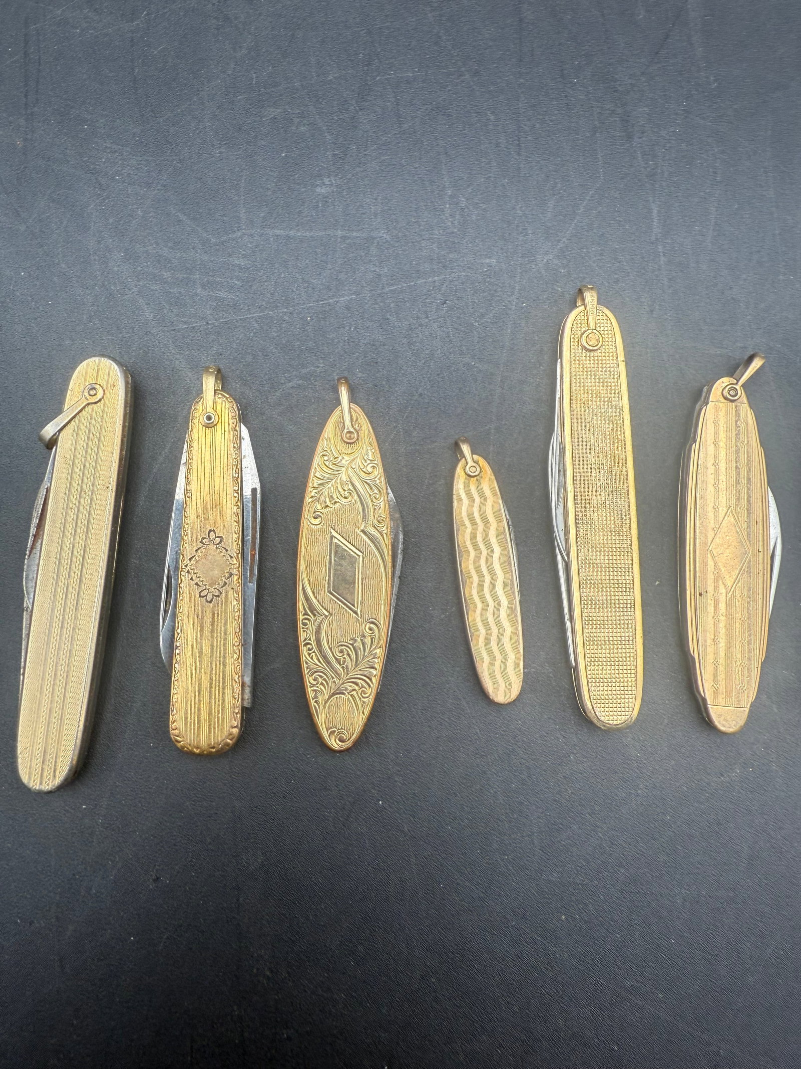 6 pocket watch fab knives: See picture for more jnfo