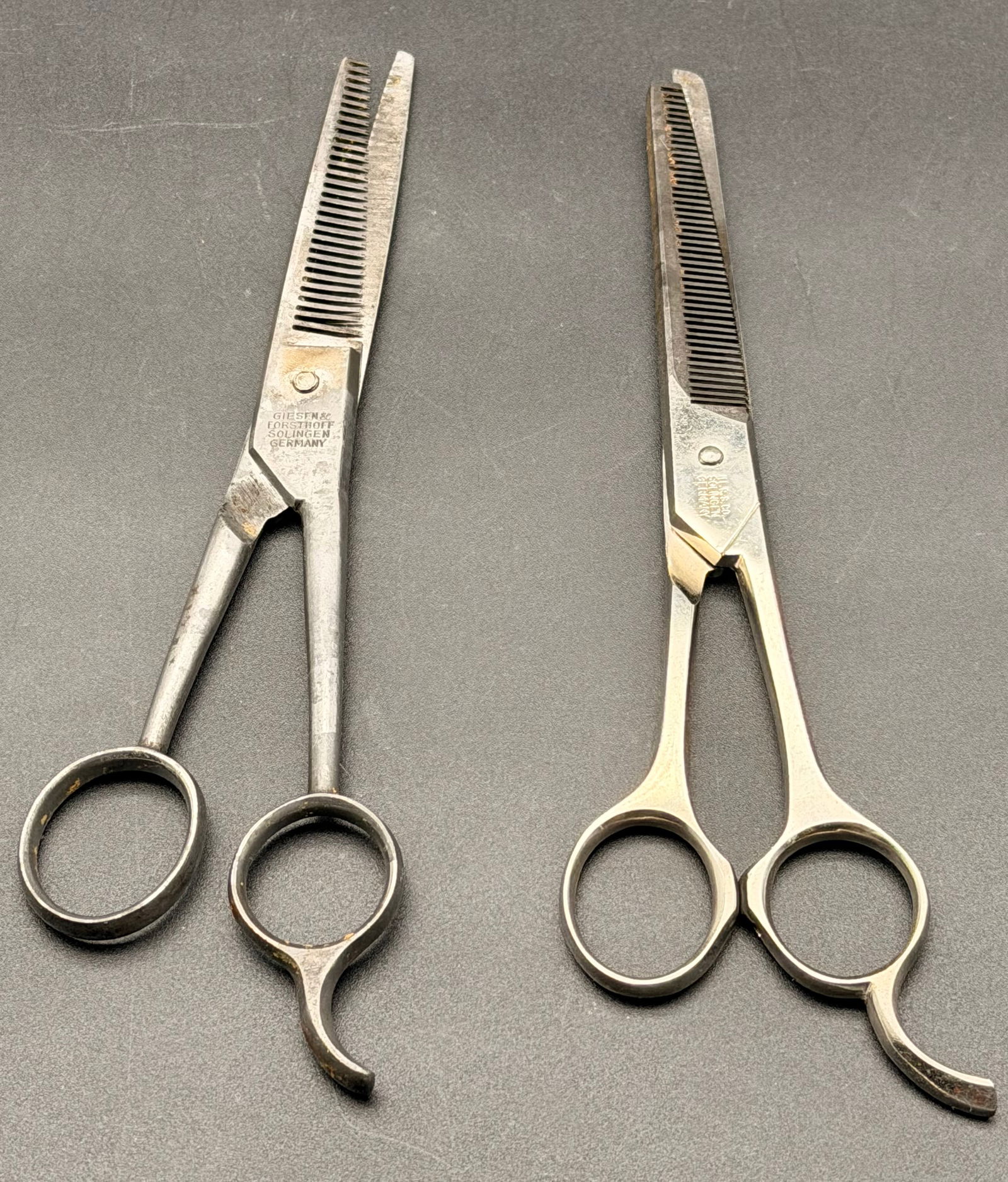Vintage Taper Fine Thinning Scissors – Barber Hair Cutting Shears – Germany Made (1 of 9)