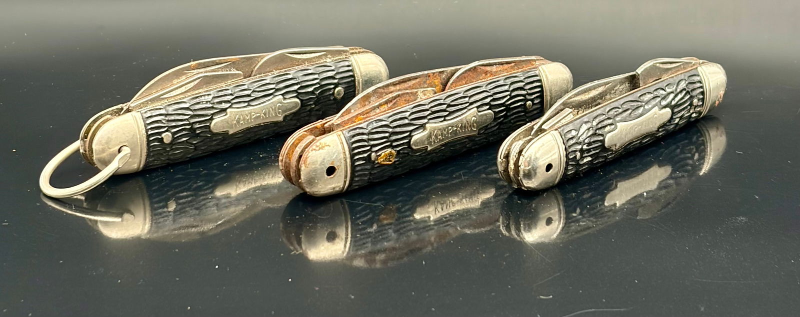 Three Imperial Kamp-King Pocket Knives USA (1 of 14)
