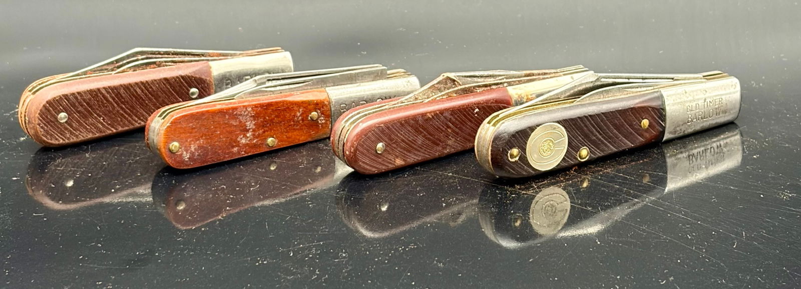 4 Vintage Jack Knives incl. Old Timer Barlow (1 of 10)