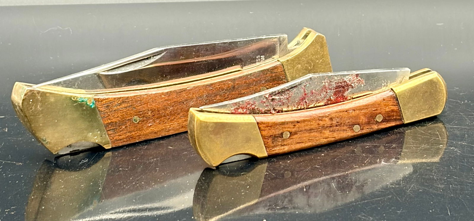 Vintage Lockback Pocket Knives Lot (2) Pakistan (1 of 7)