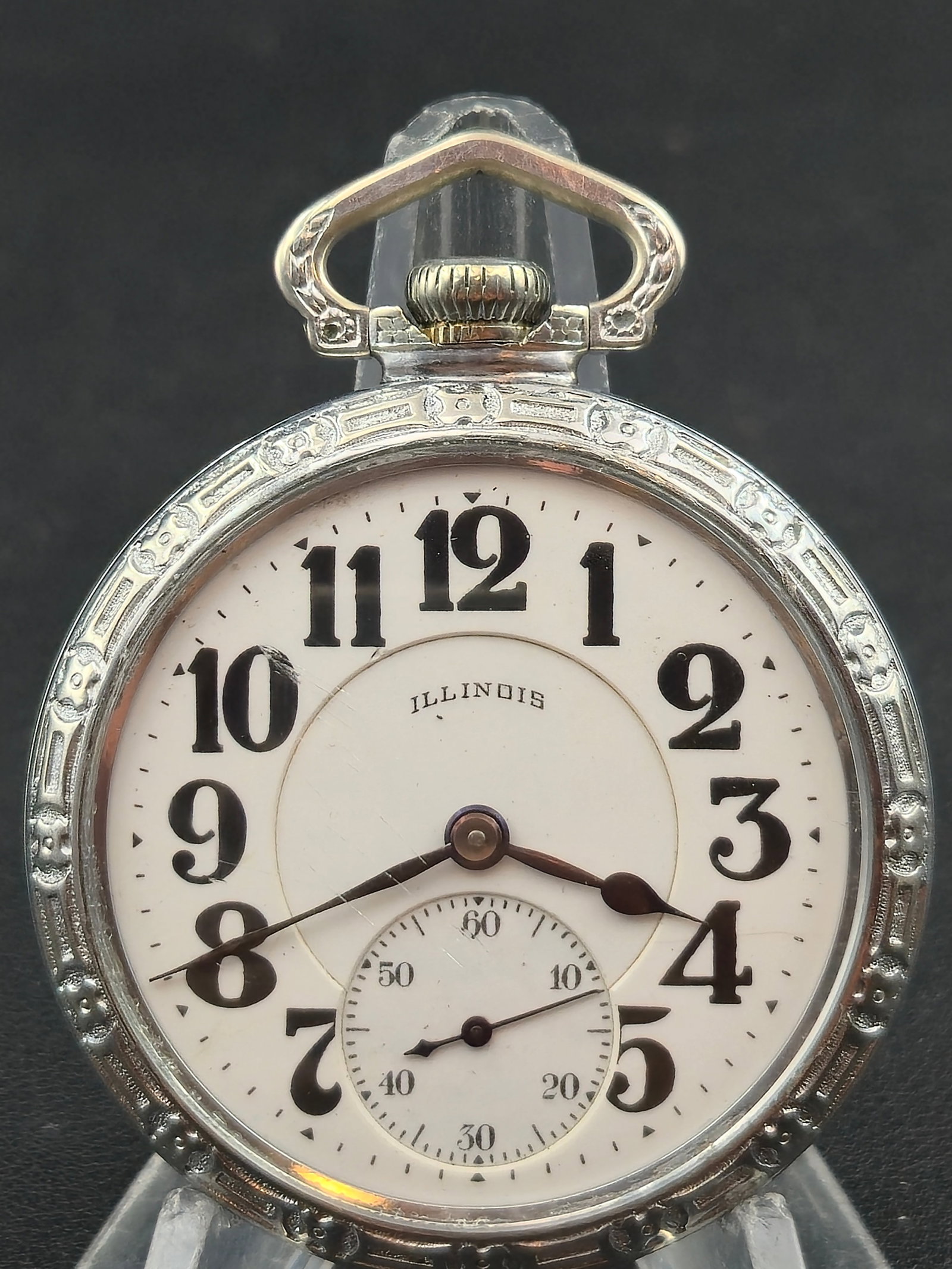 1921 Illinois Bunn Special 21J 16s RR Grade Adj 6 Pos Temp Iso Double Roller Runs (1 of 9)