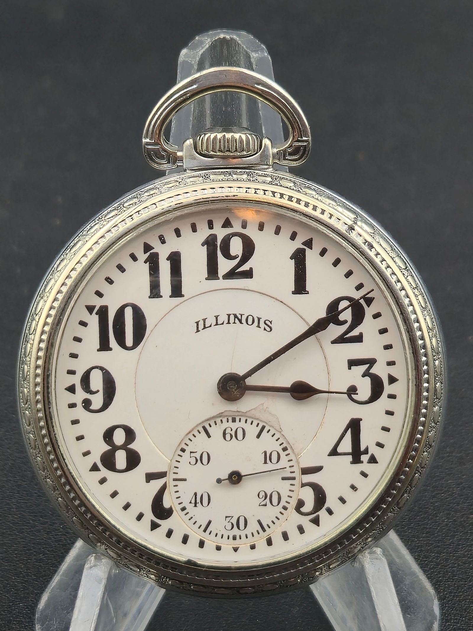 1928 Illinois Bunn Special Type III 21J 16s RR Grade 60Hr Motor Barrel Adj 6 Pos Runs (1 of 8)