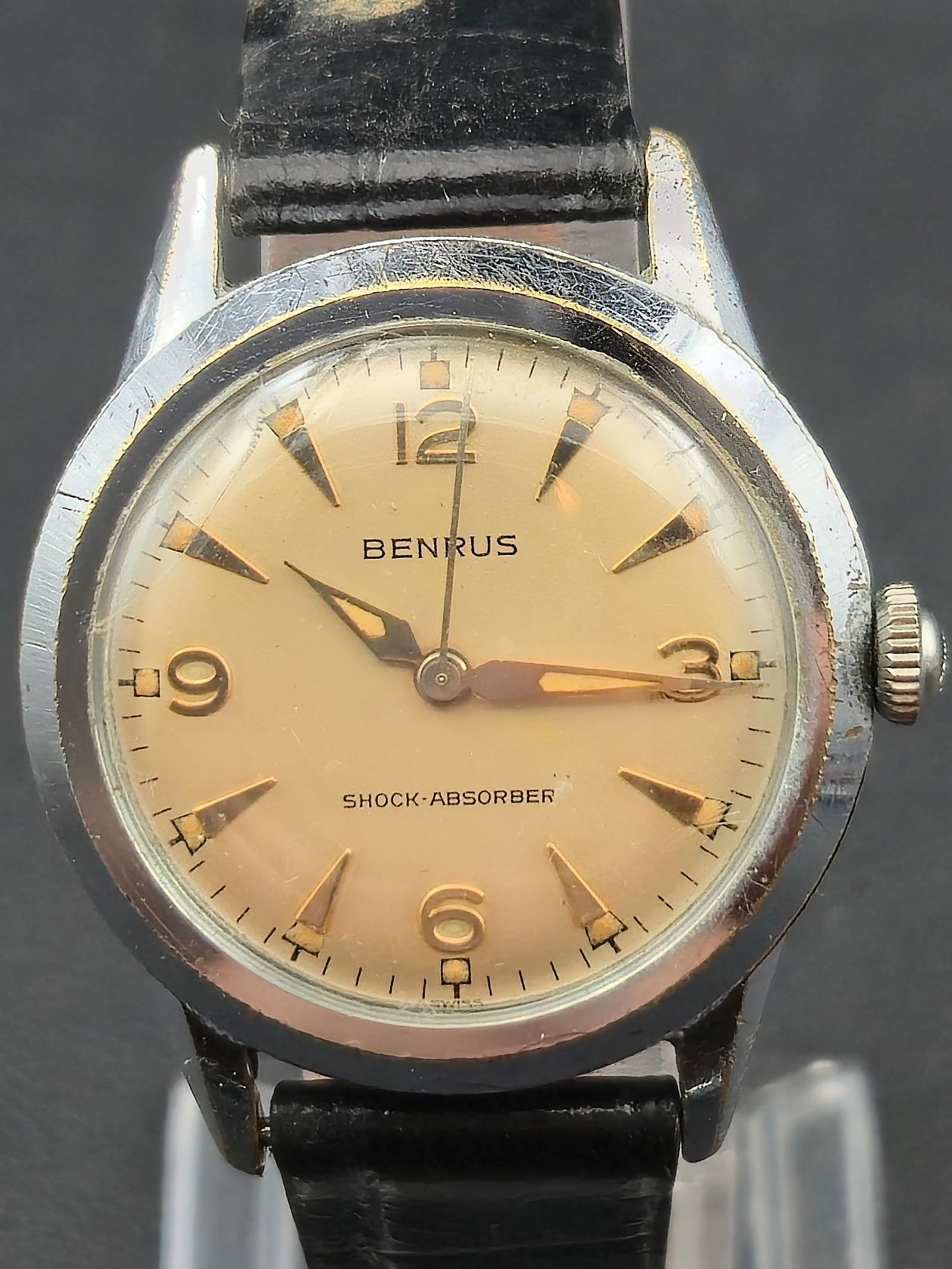 1940s Benrus Shock Absorber 17J U.S. Zone Germany 32mm Runs (1 of 12)
