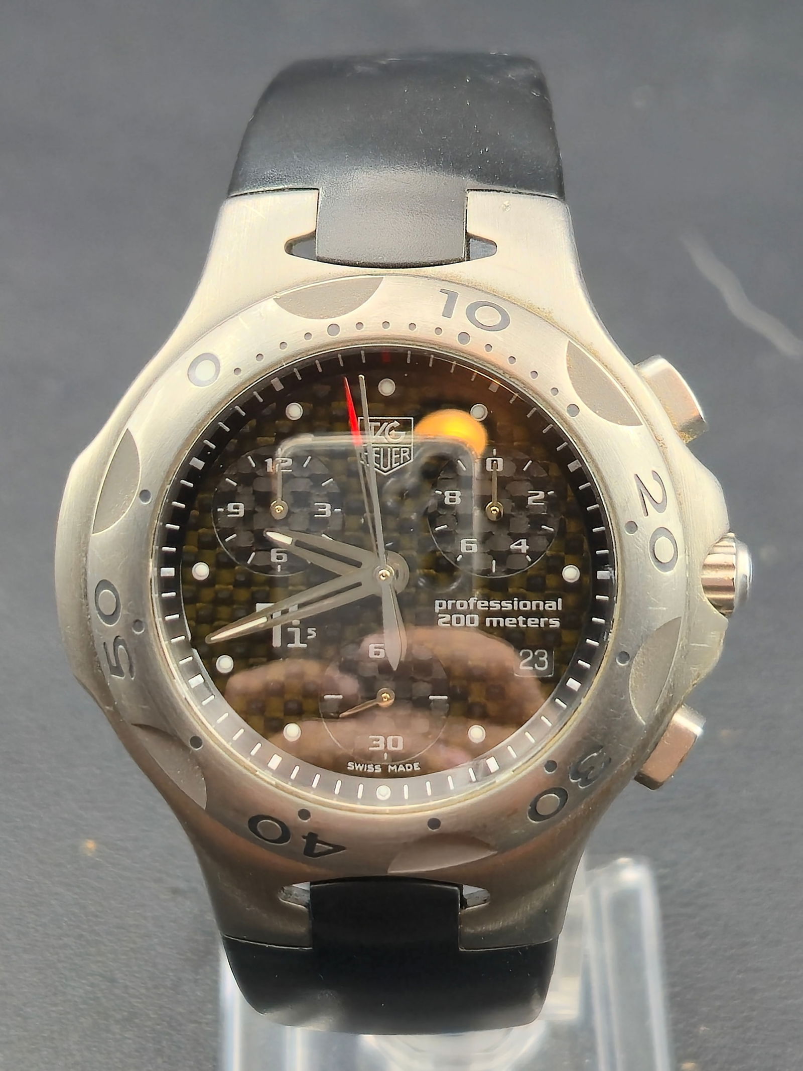 TAG Heuer Titanium Professional Chronograph 200M FC5010 41.6mm (1 of 9)