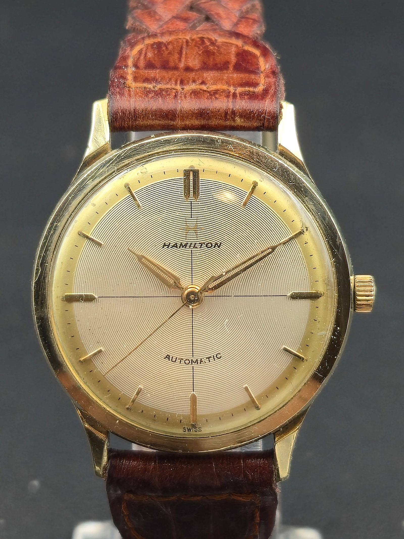 Hamilton c.1963 Automatic Cal. 667 17J 10K Gold-Filled Wristwatch (1 of 10)