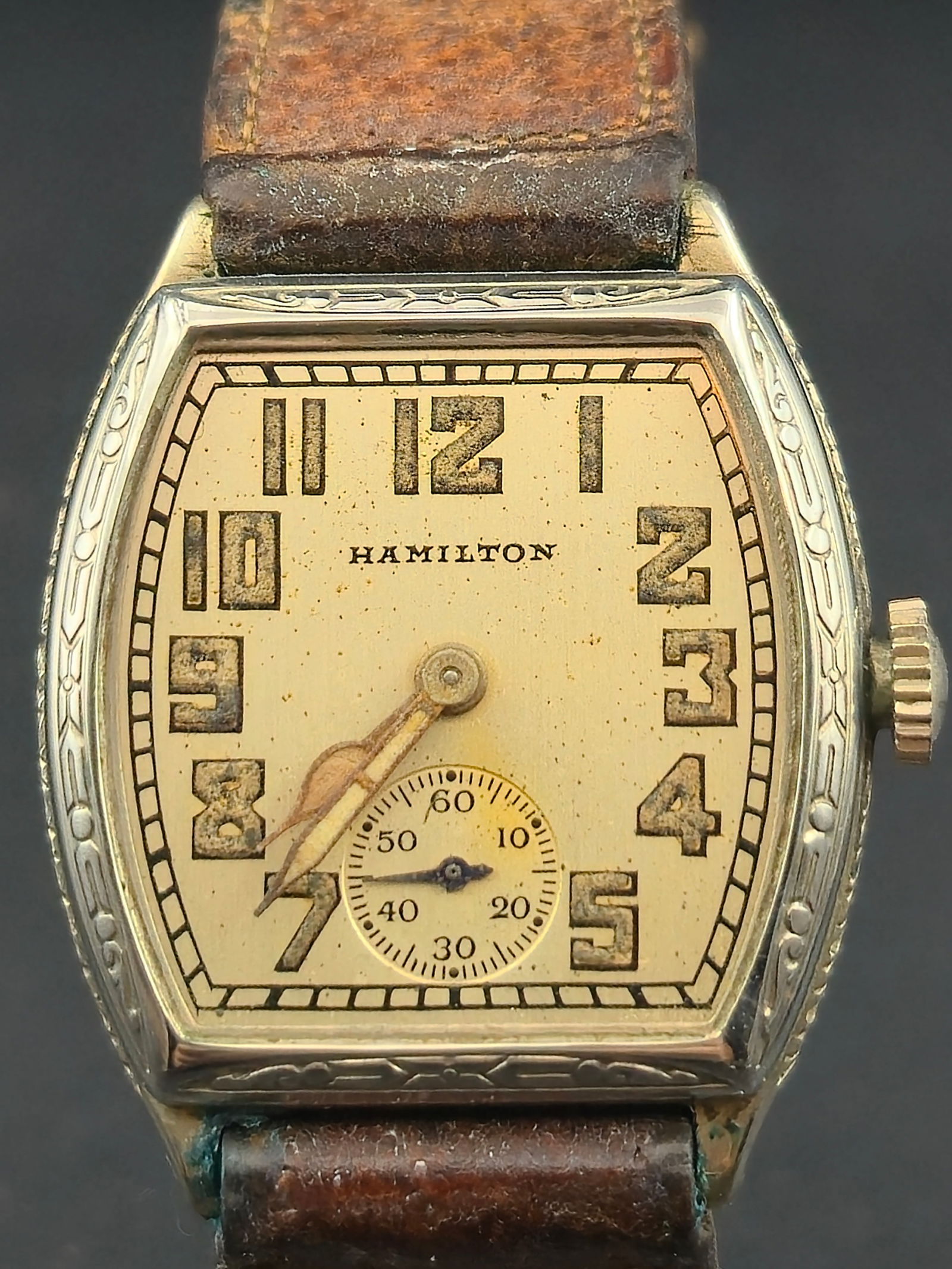 Hamilton 1928 Grade 987 17J  14k White Gold-Filled Wristwatch (1 of 11)