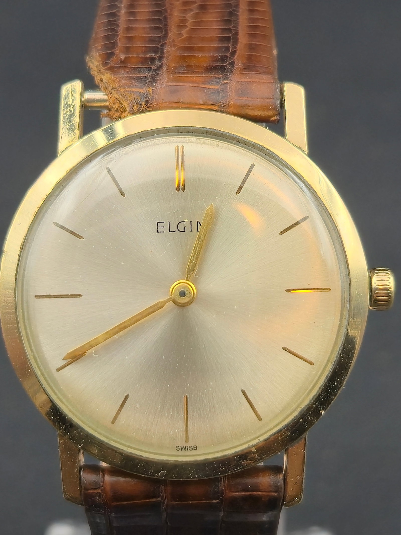 Elgin Swiss Wristwatch 14K Gold-Filled Waterproof c.1965 (1 of 12)