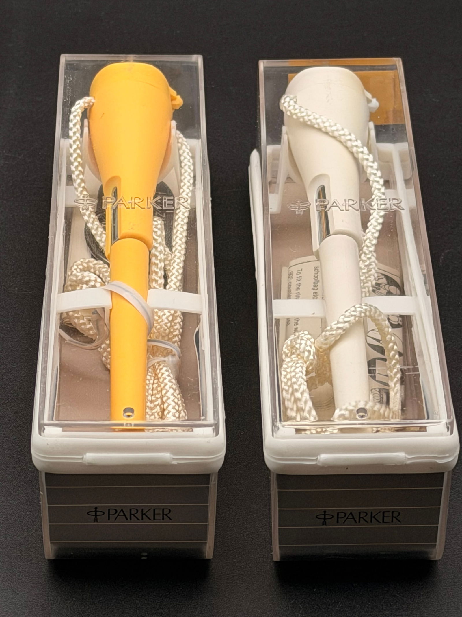 Parker Vintage Slinger Watch Pen Ballpoint with Cord Around Neck lot of 2 (1 of 11)