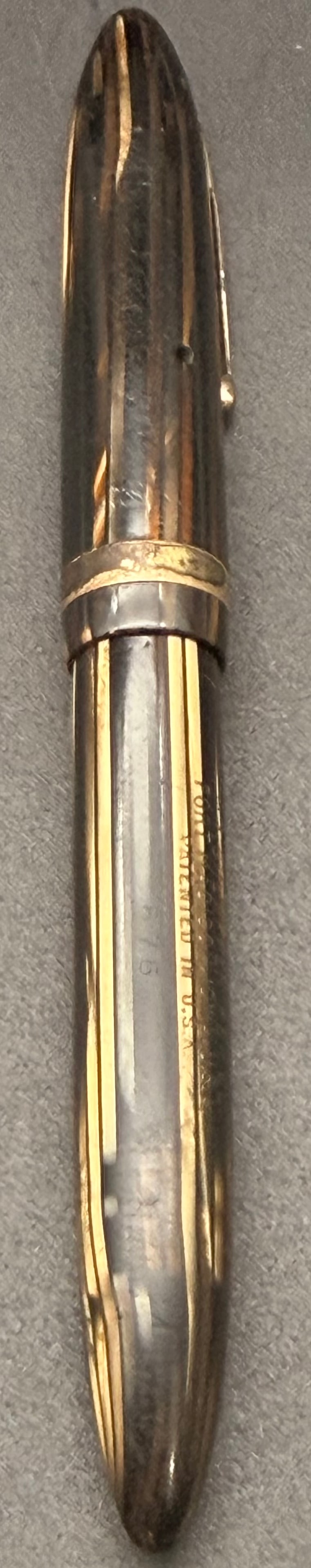 Antique Waterman’s Ideal Fountain Pen & Pencil Set | Black Hard Rubber | Gold Nib | c. (1 of 8)