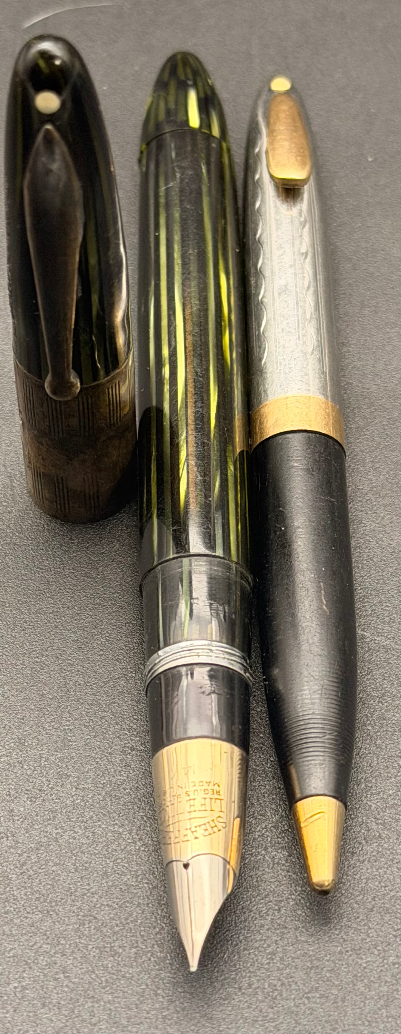 Vintage Sheaffer Fountain Pen & Mechanical Pencil Set 14K Nib USA (1 of 9)