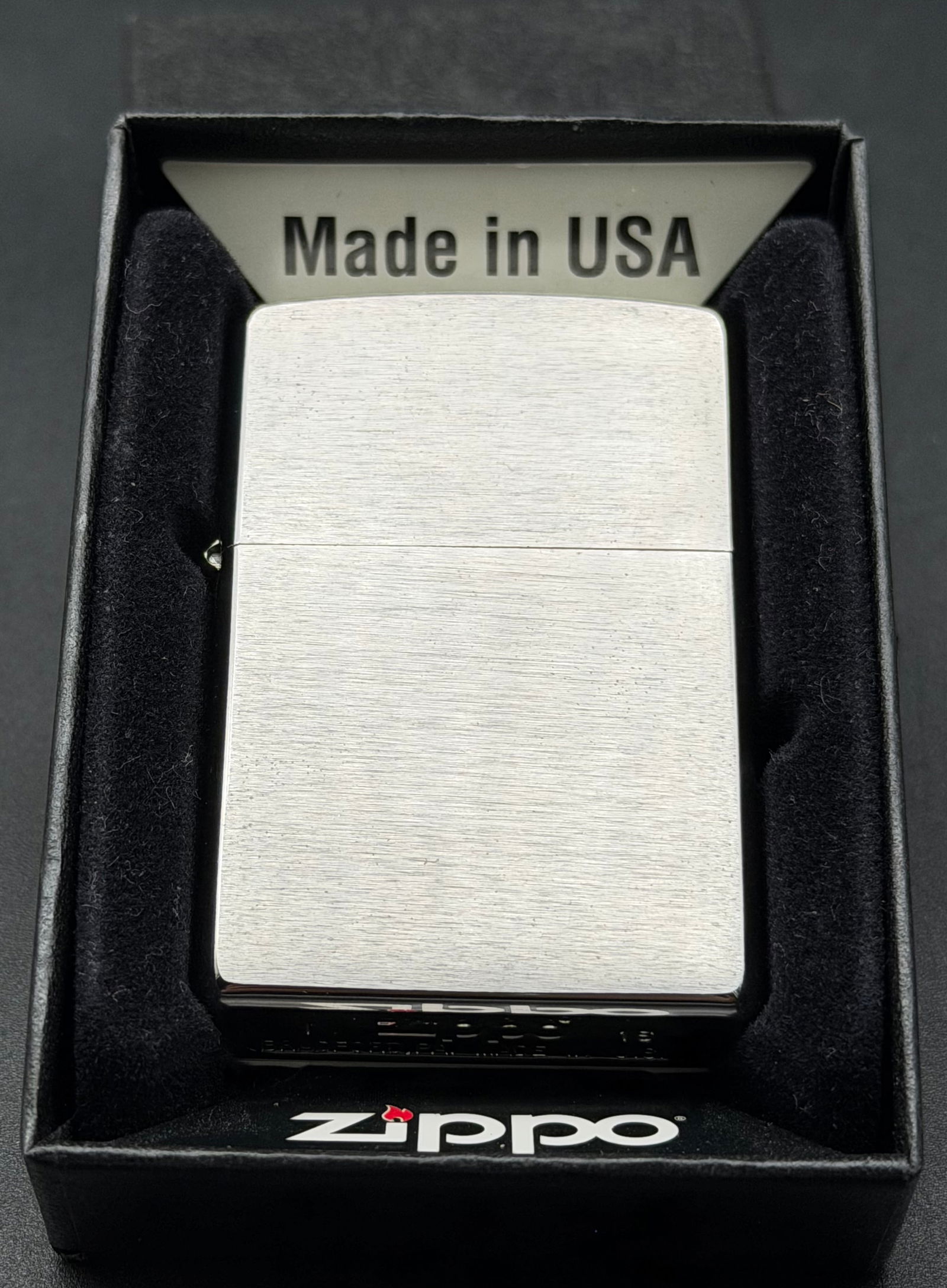 Vintage Zippo Lighter Thompson Pump Co. Okmulgee OK Advertising w/ Box Made in USA (1 of 9)