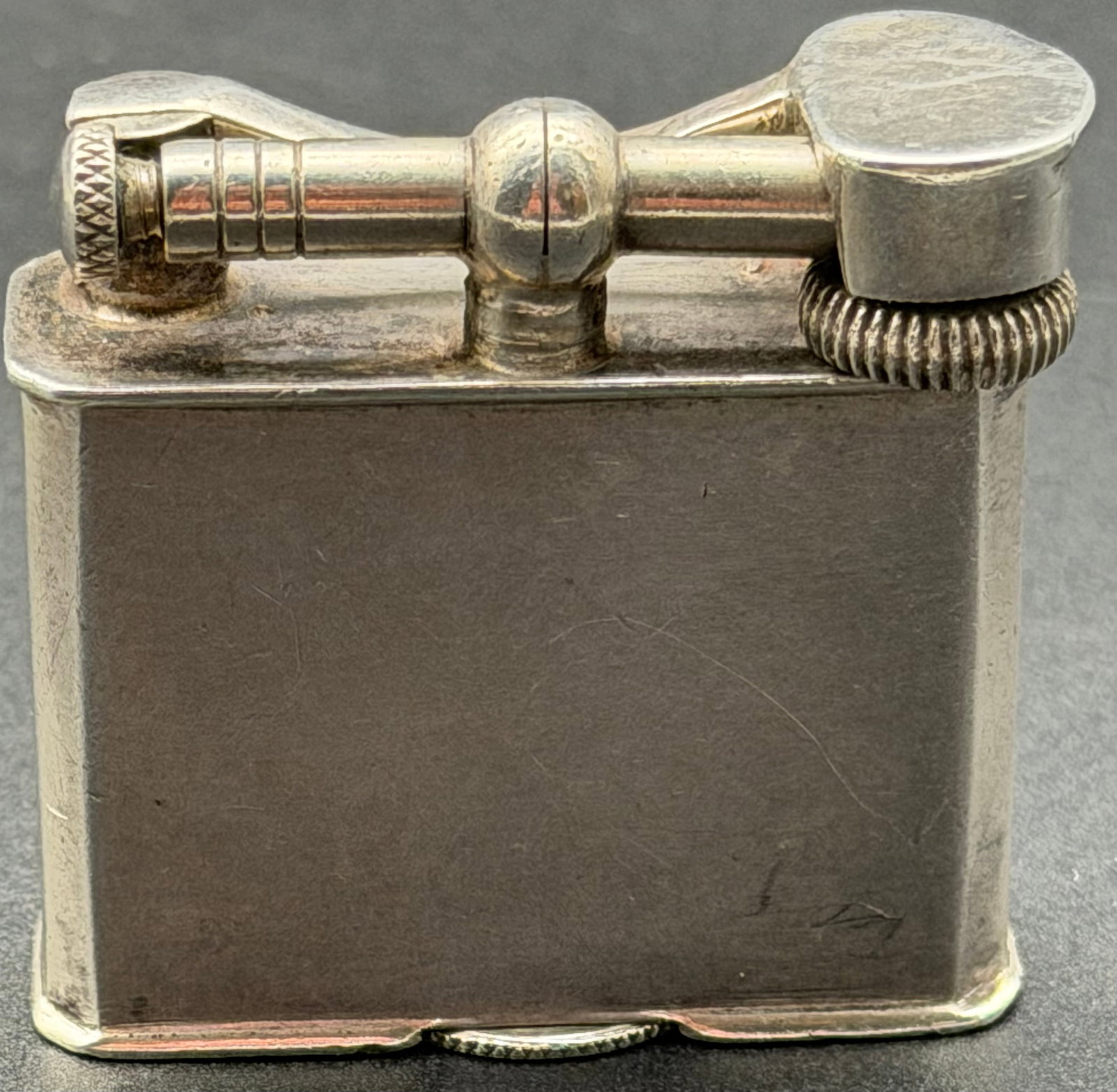 Mexico Taxco 1940 Unique Lift Arm Petrol Lighter In Solid 925 Sterling Silver (1 of 5)