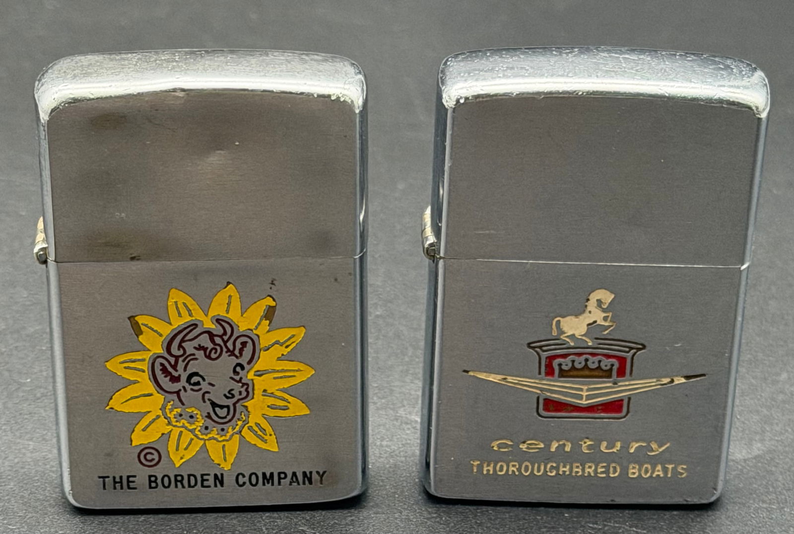 Vintage Zippo Lighter – The Borden Company Elsie Cow Logo – Bradford PA – Advertising Zippo (1 of 11)
