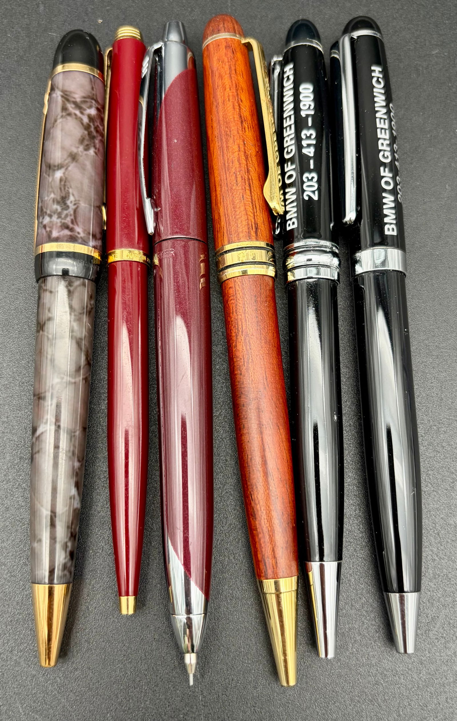 Vintage Pen Lot – Marble, Parker, Wood + BMW (1 of 9)