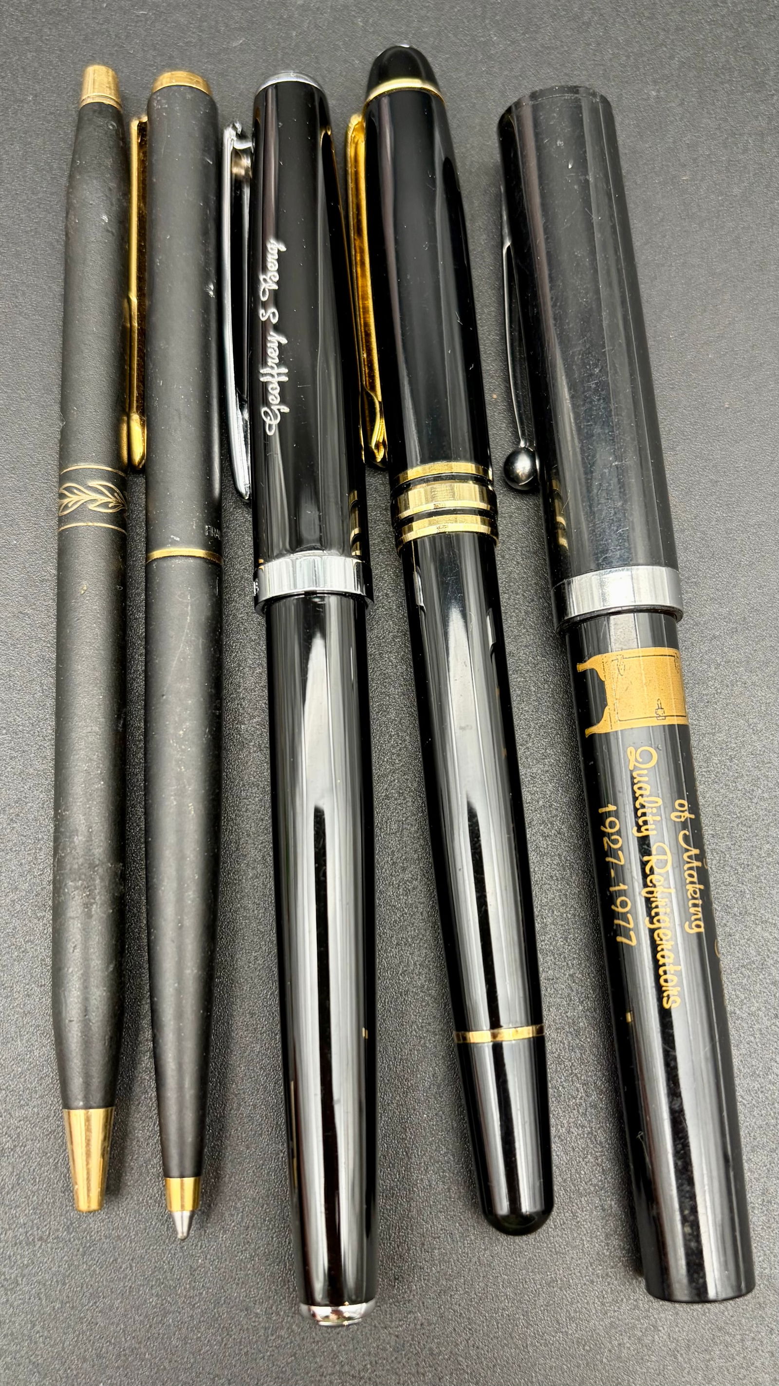Vintage Black Pen Lot – Cross, Engraved & More (1 of 9)