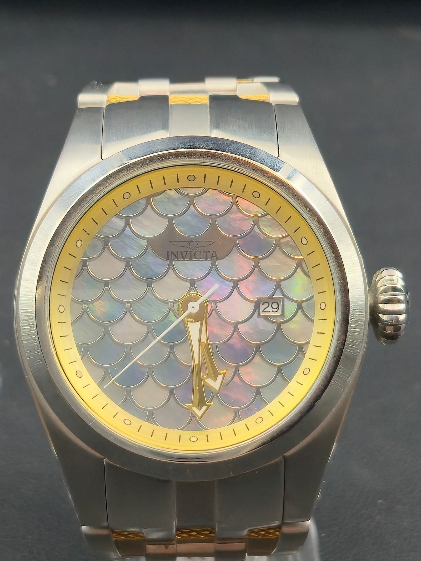 Invicta Bolt Automatic NH35A Stainless Steel Cable Bracelet 49mm Modern (1 of 9)