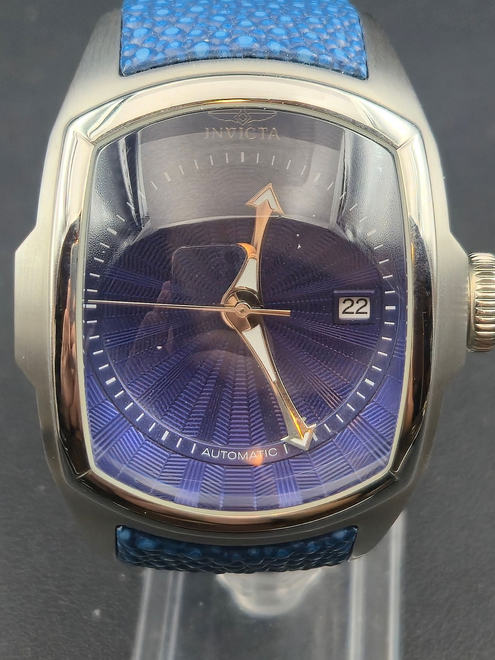 Invicta Automatic Watch Model 24029 Modern Stainless Steel Blue Dial 44mm NH35A (1 of 10)