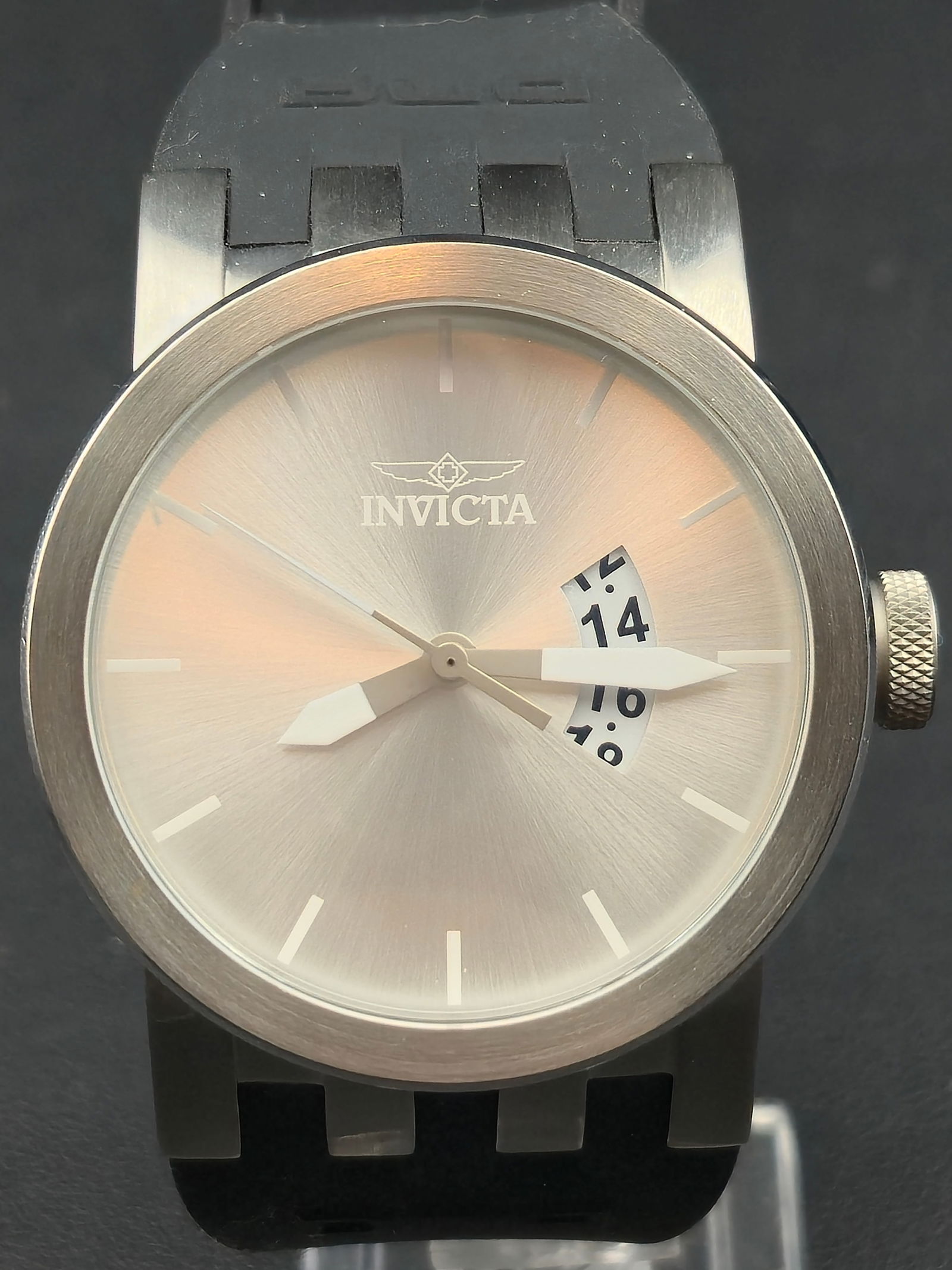 Invicta DNA Urban Quartz Watch Model 10407 Modern Stainless Steel Silver Dial 46mm (1 of 7)