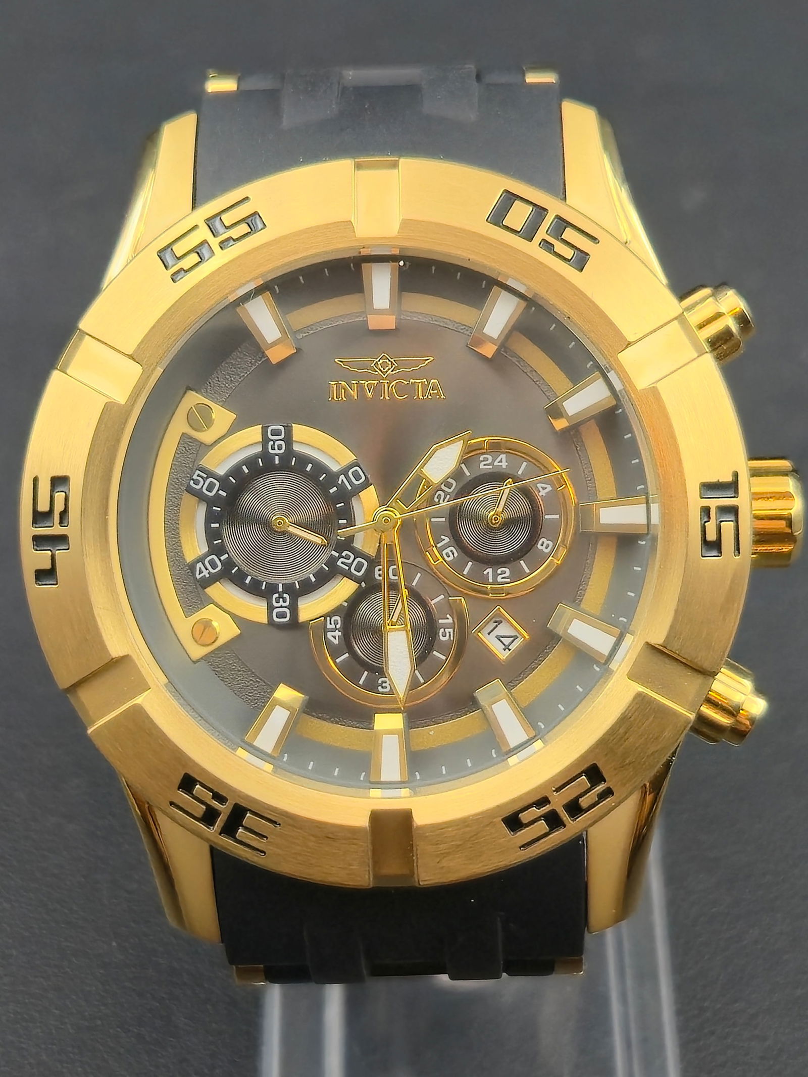 Invicta Reserve Sea Spider Chronograph Model 26633 Modern Gold-Tone Stainless Steel 50mm (1 of 9)