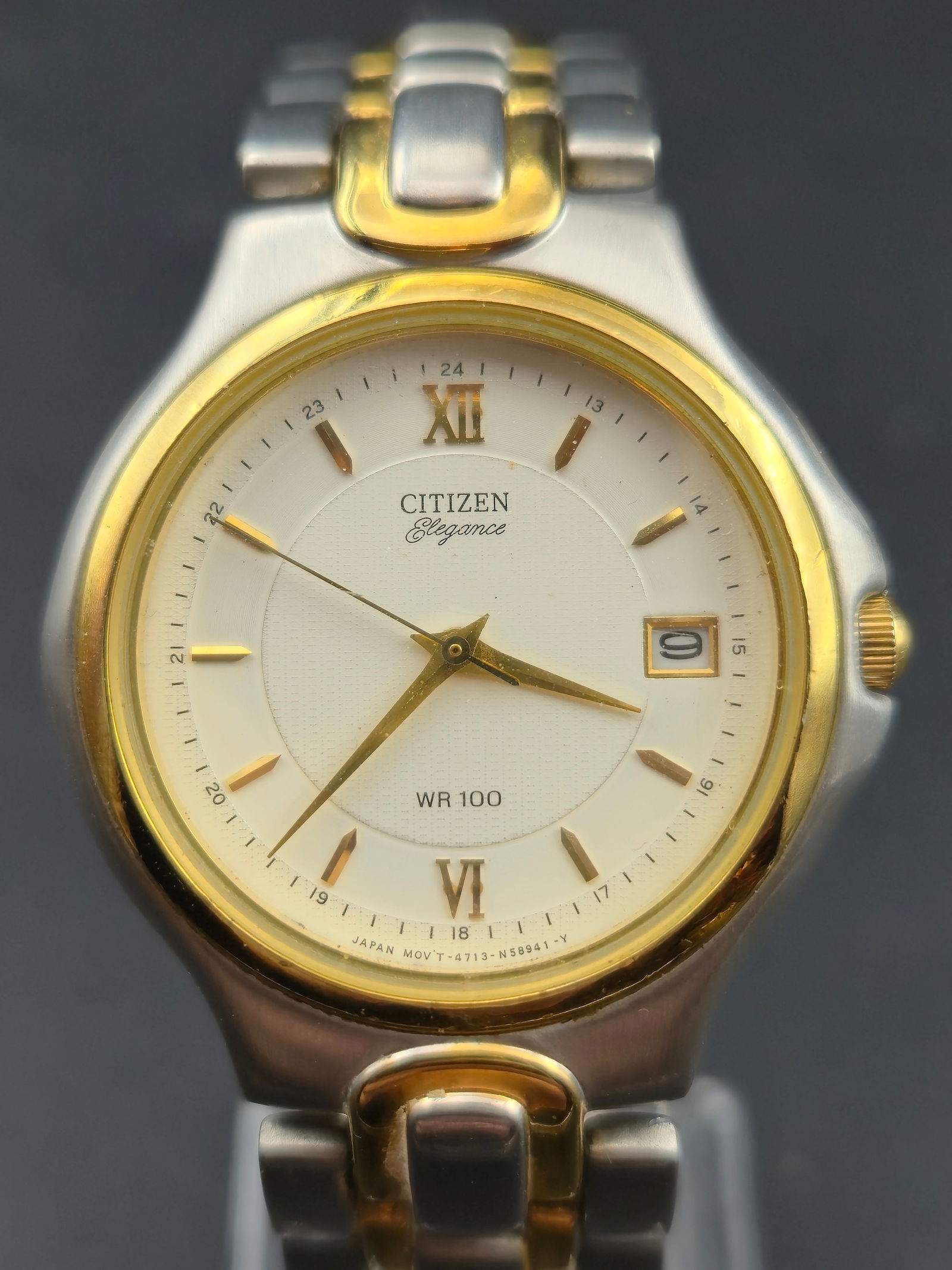 1990s Citizen Elegance WR100 Quartz Ref. N58941-Y 36mm Two-Tone – Running (1 of 11)