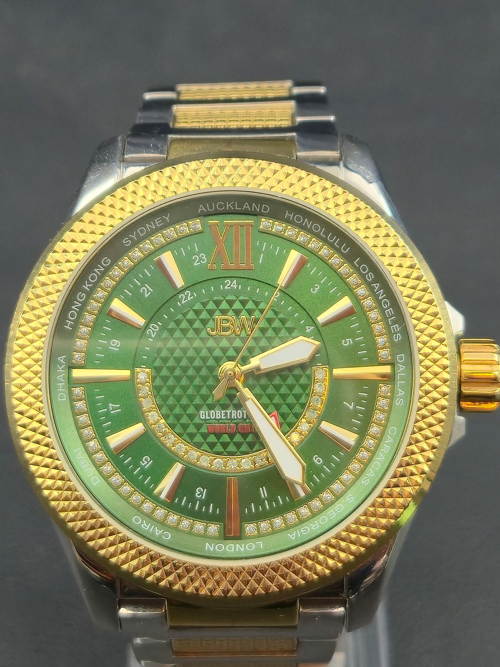 JBW Globetrotter World GMT 10 Year Anniversary Quartz Watch Ref J6365 10D (1 of 10)