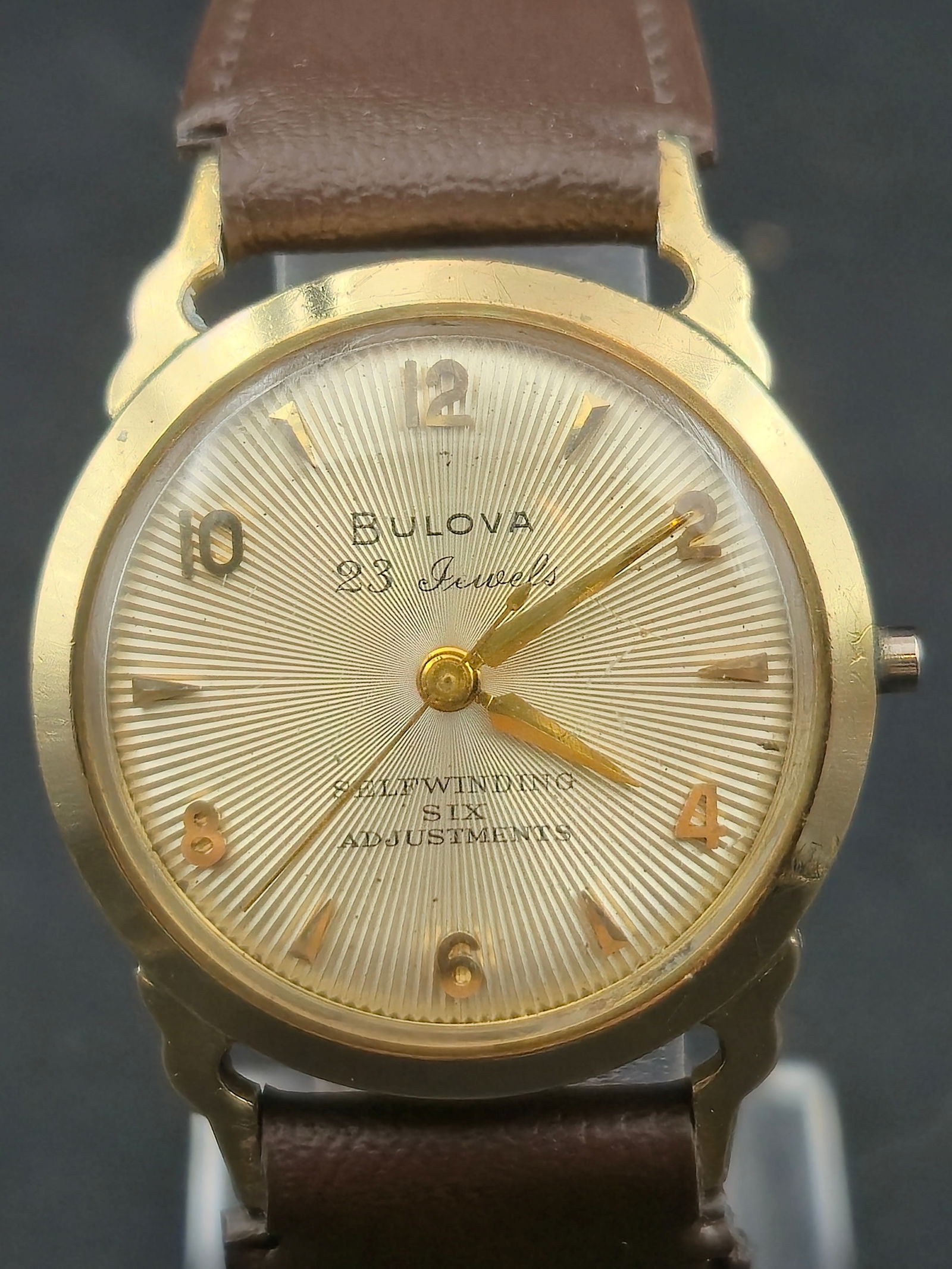 Bulova 1955 Automatic 23 Jewel Six Adjustments Watch Gold Filled Case 31mm (1 of 11)