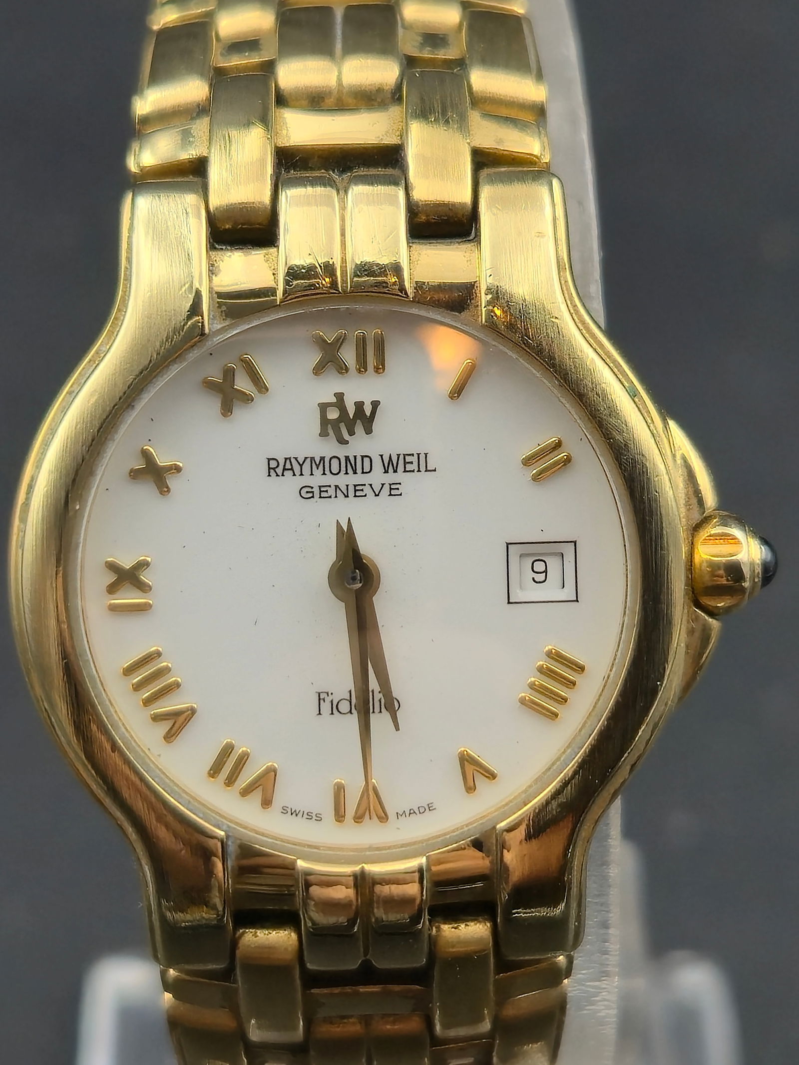 Raymond Weil Geneve Fidelio Quartz – 18K Gold Electroplated – c.1990s (1 of 11)
