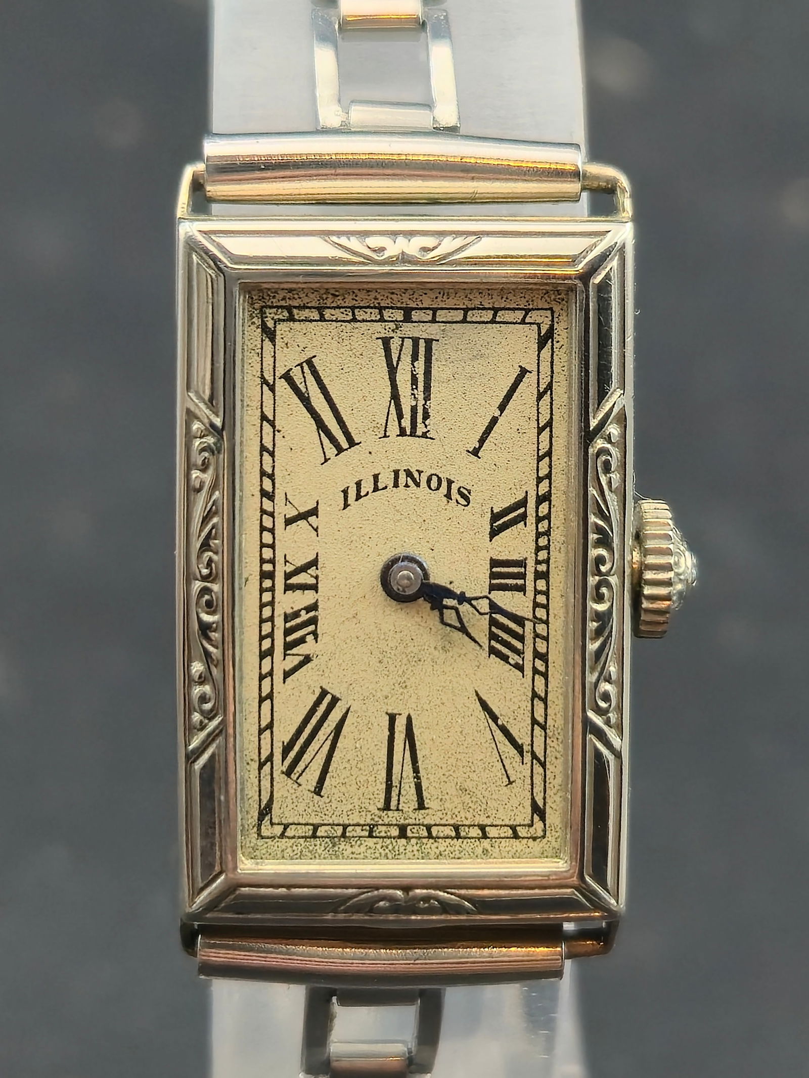 1920s Illinois Watch Company Model 199 Ladies Watch 14K White Gold-Filled Runs 17J 17mm (1 of 11)