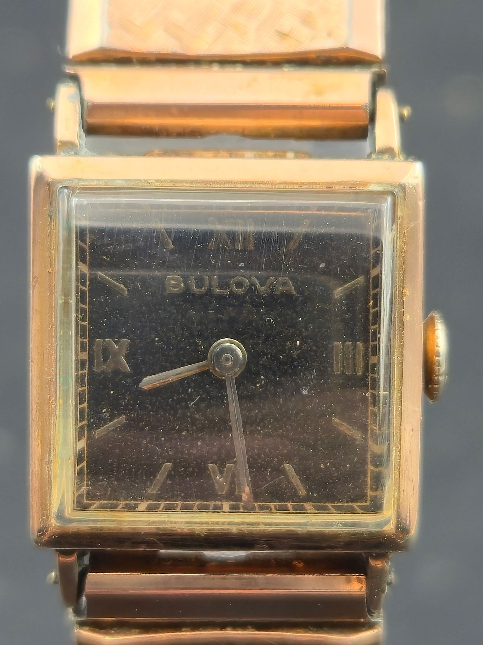 1940s Bulova Ladies Watch 14K Rose GF Case 10K Rose GF Bracelet 18mm Running (1 of 10)