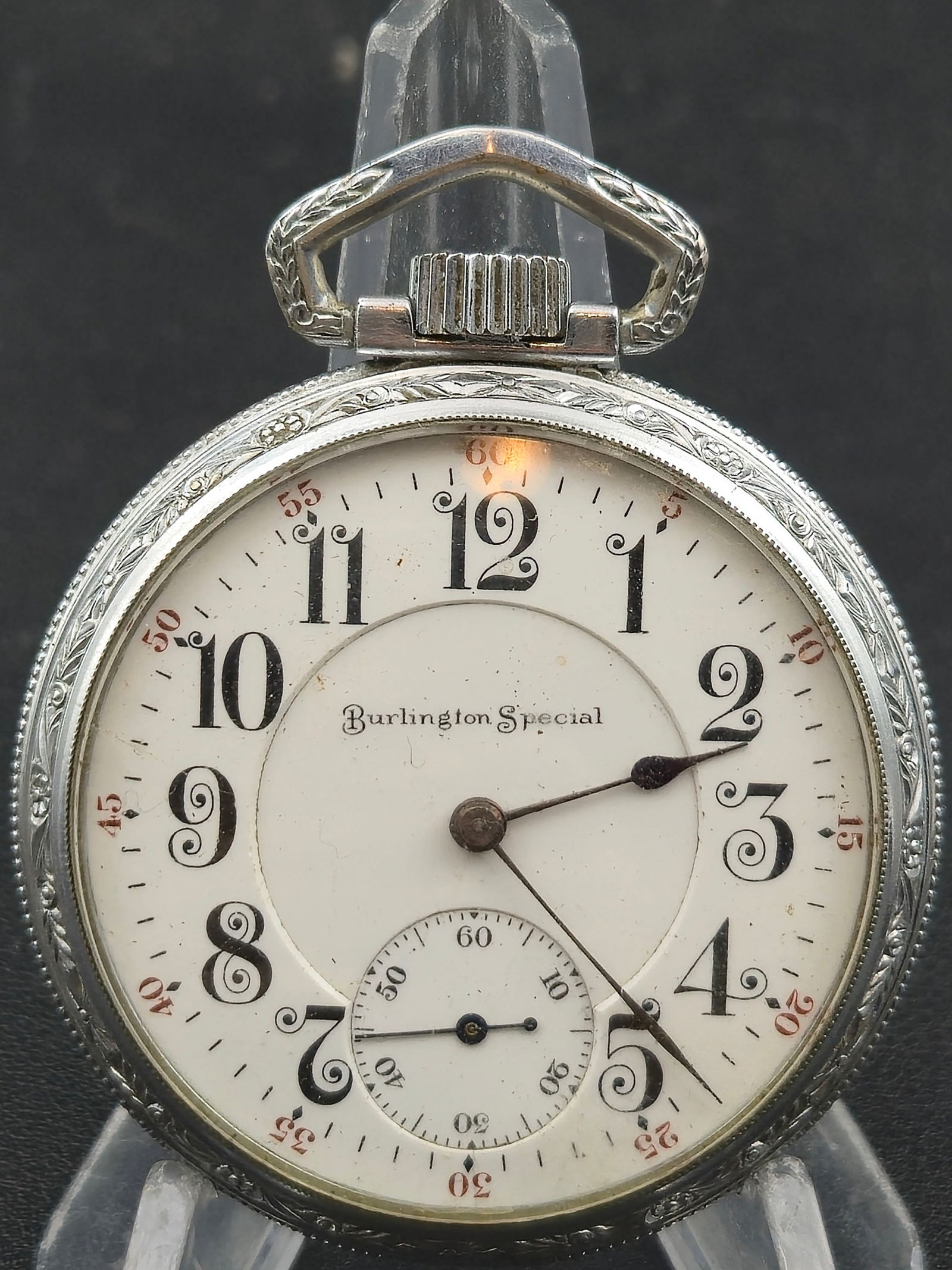 1908 Illinois Burlington Special Grade 185 16s 19J Lever-Set Pocket Watch (1 of 11)
