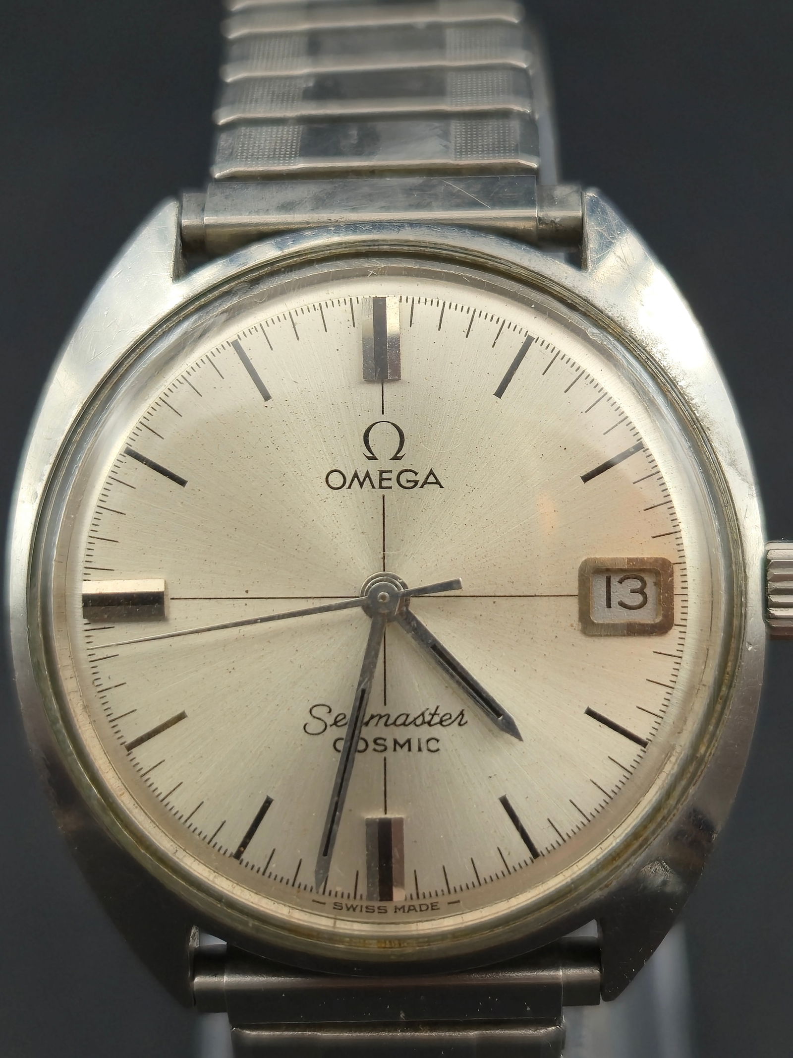 Omega Seamaster Cosmic Crosshair Date Stainless Steel Late 1960s Runs (1 of 11)
