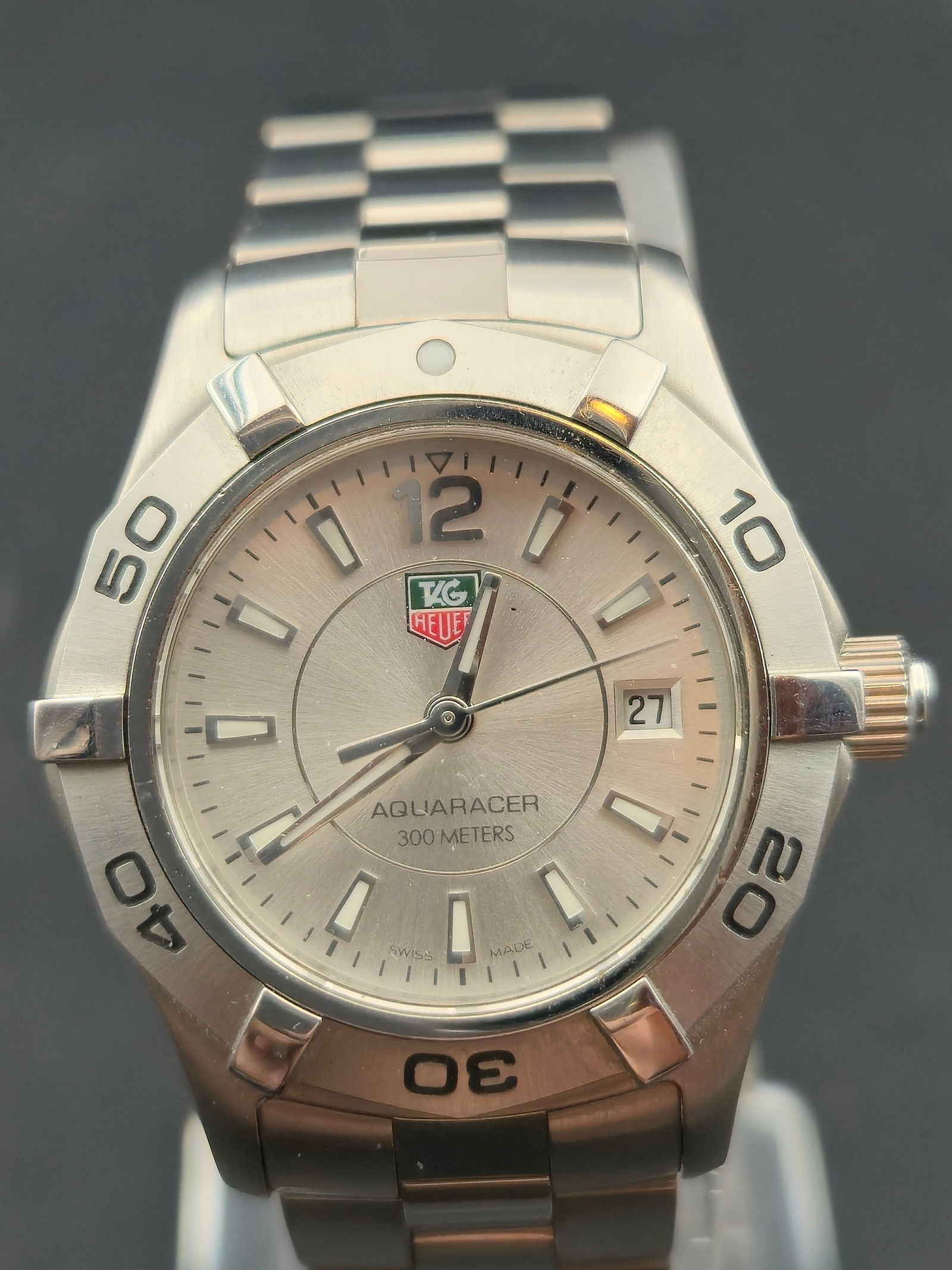 TAG Heuer Aquaracer 300M Quartz Ref. WAF1412 Stainless Steel NOS Circa 2000s (1 of 9)