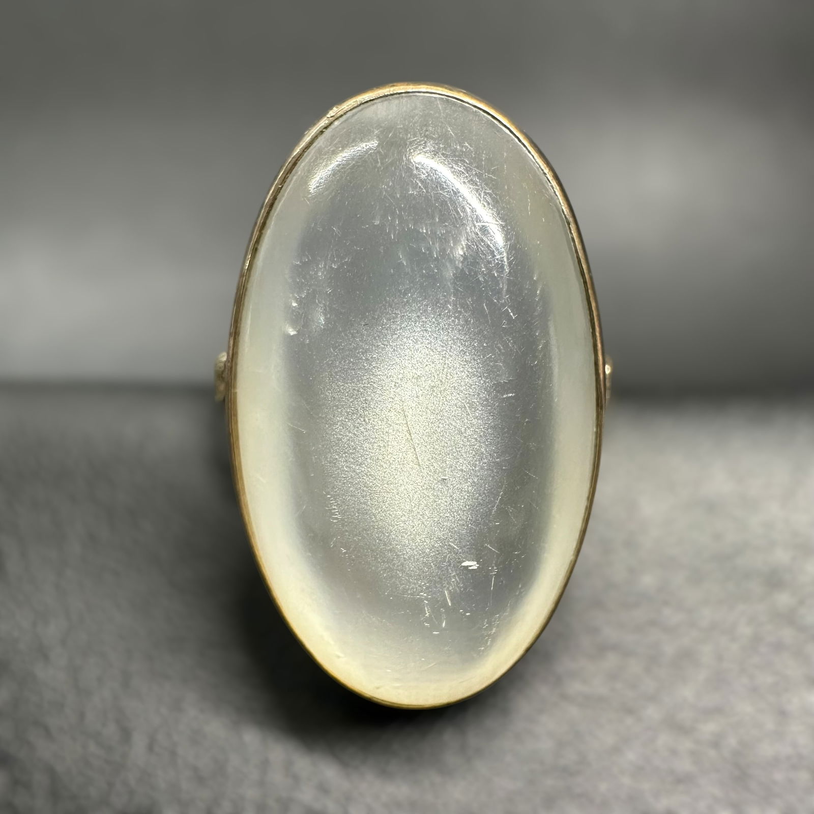 Sz9.5/3g Vintage 1/20 12K Gold Filled Moonstone Ring (1 of 9)