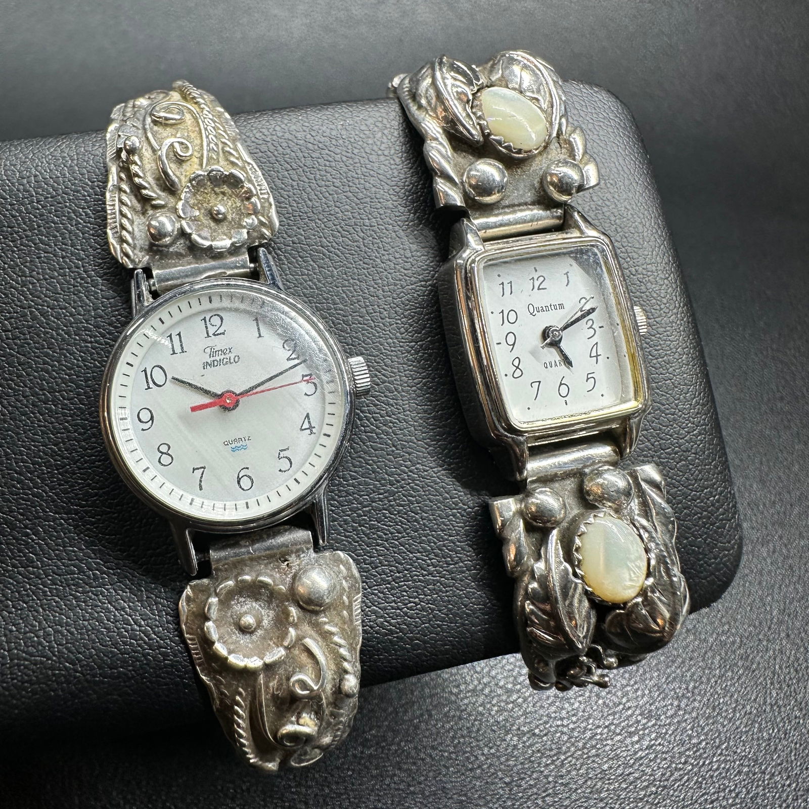 6.5"/52g Native American Kee Tsosie & Sarah Curly Navajo Sterling Silver Bracelet Watch Lot (1 of 16)