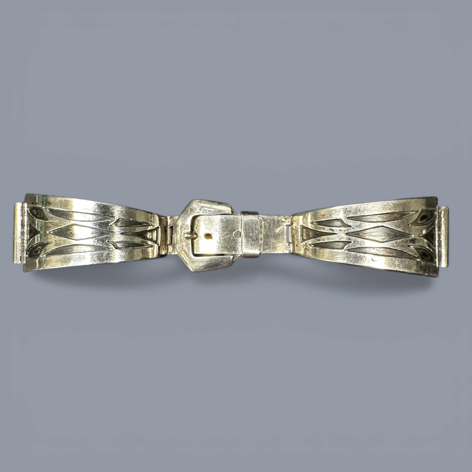 6”/24g Native American 925 Sterling Silver Hopi Watchband”: 6”/24g Native American 925 Sterling Silver Hopi Watchband:”Brand/Model: Native American Hopi; no hallmark/unsigned. Unknown.Manufacturer Location: Southwestern United States.Year Produced: