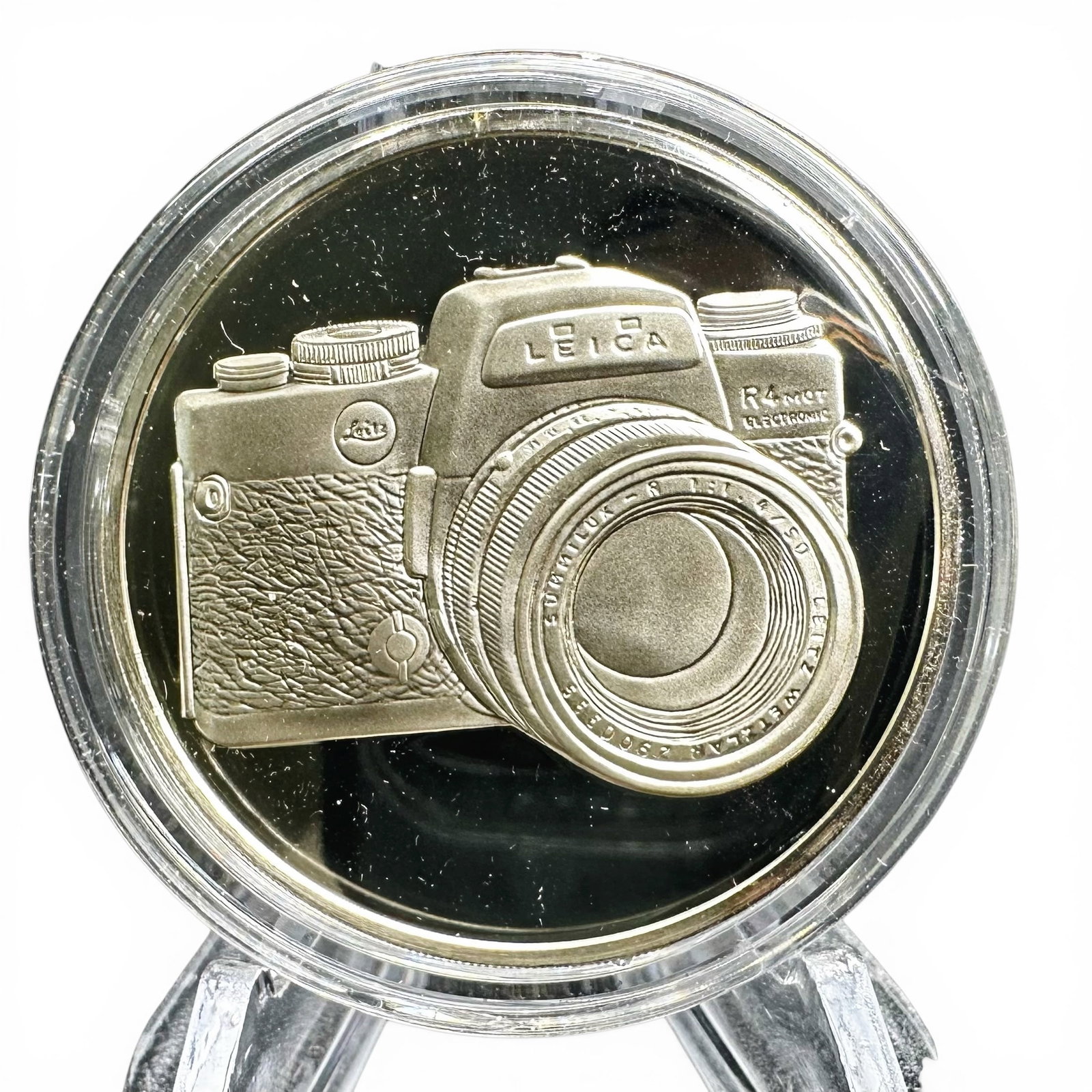 41g Erfinder Der Leica1879-1936 Sterling Silver Commemorative Coin w/ Original Case & Hinged Box (1 of 8)