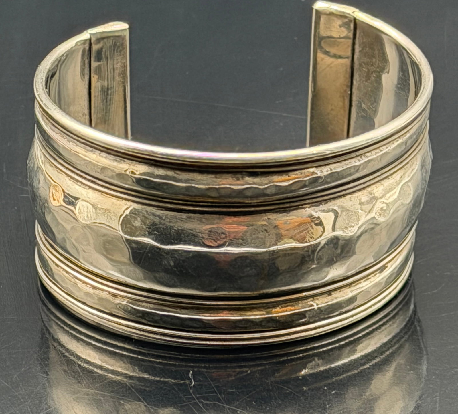 Heavy Vintage 925 Sterling Silver Cuff Bracelet – 44 (1 of 7)